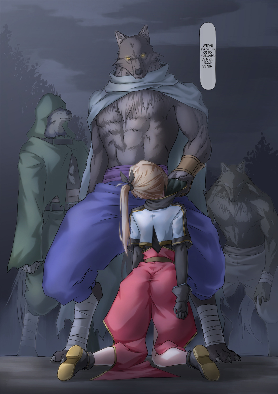 Juujin ni Torawareta Onna Kishi no Junan page 6 full