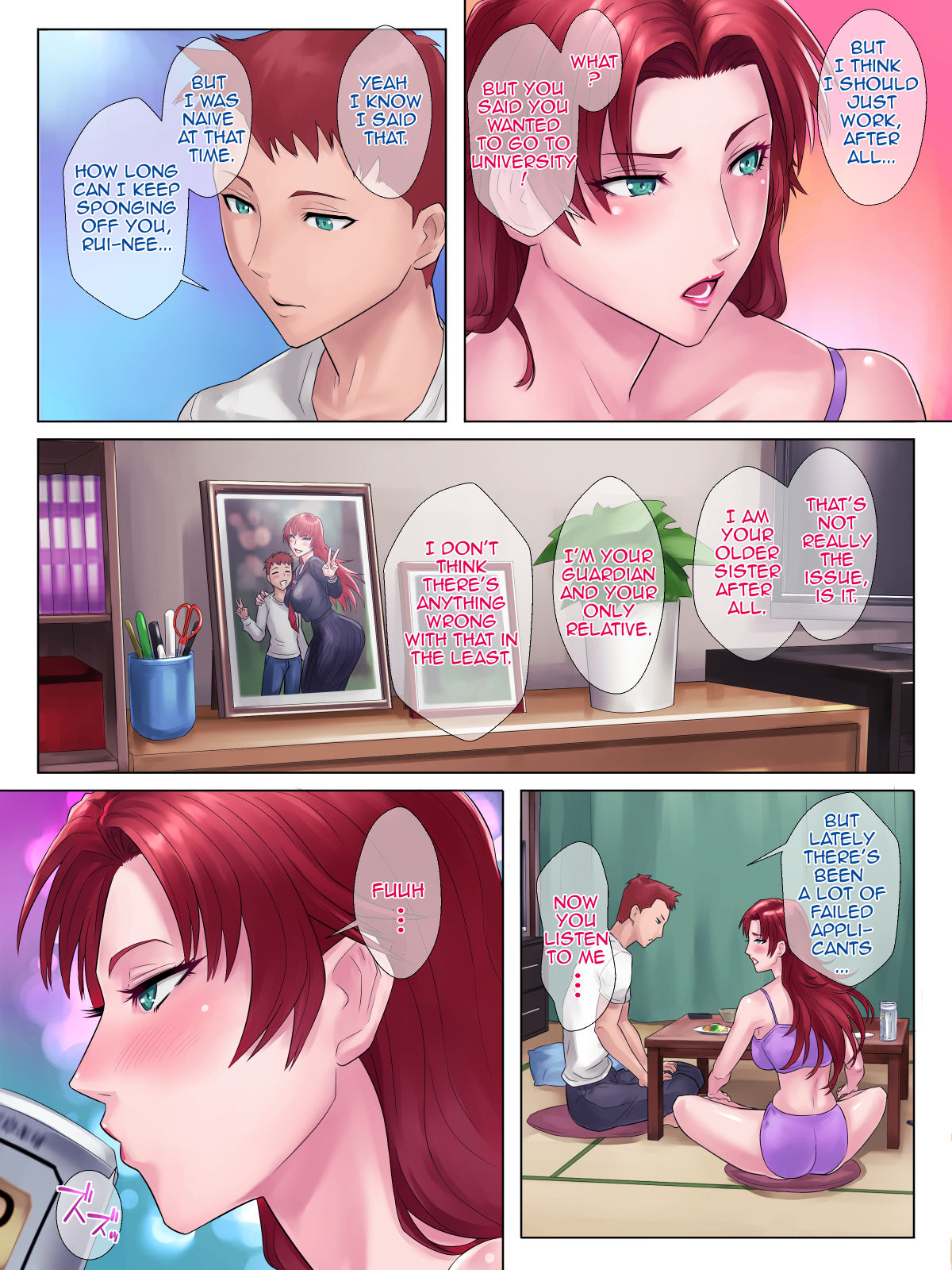Tsuyoki de Otokomasari na Ane ga Otouto ni dake Miseru Onna no Kao | Confident and Strong-willed Big Sister Shows Only Her Little Brother Her Woman's Face page 10 full