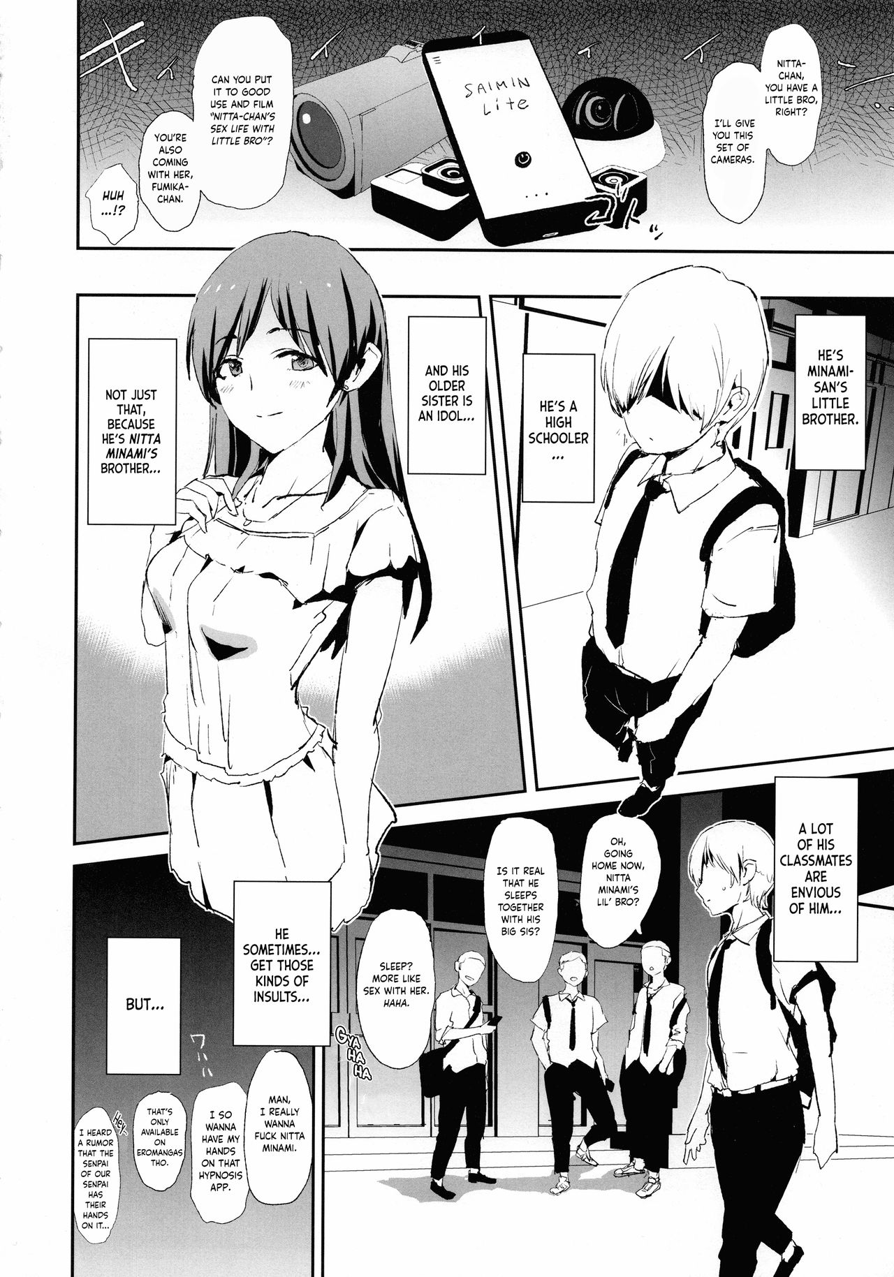 Sagisawa Fumika to Saimin Dosukebe Nitta Minami no Otouto + Paper page 4 full