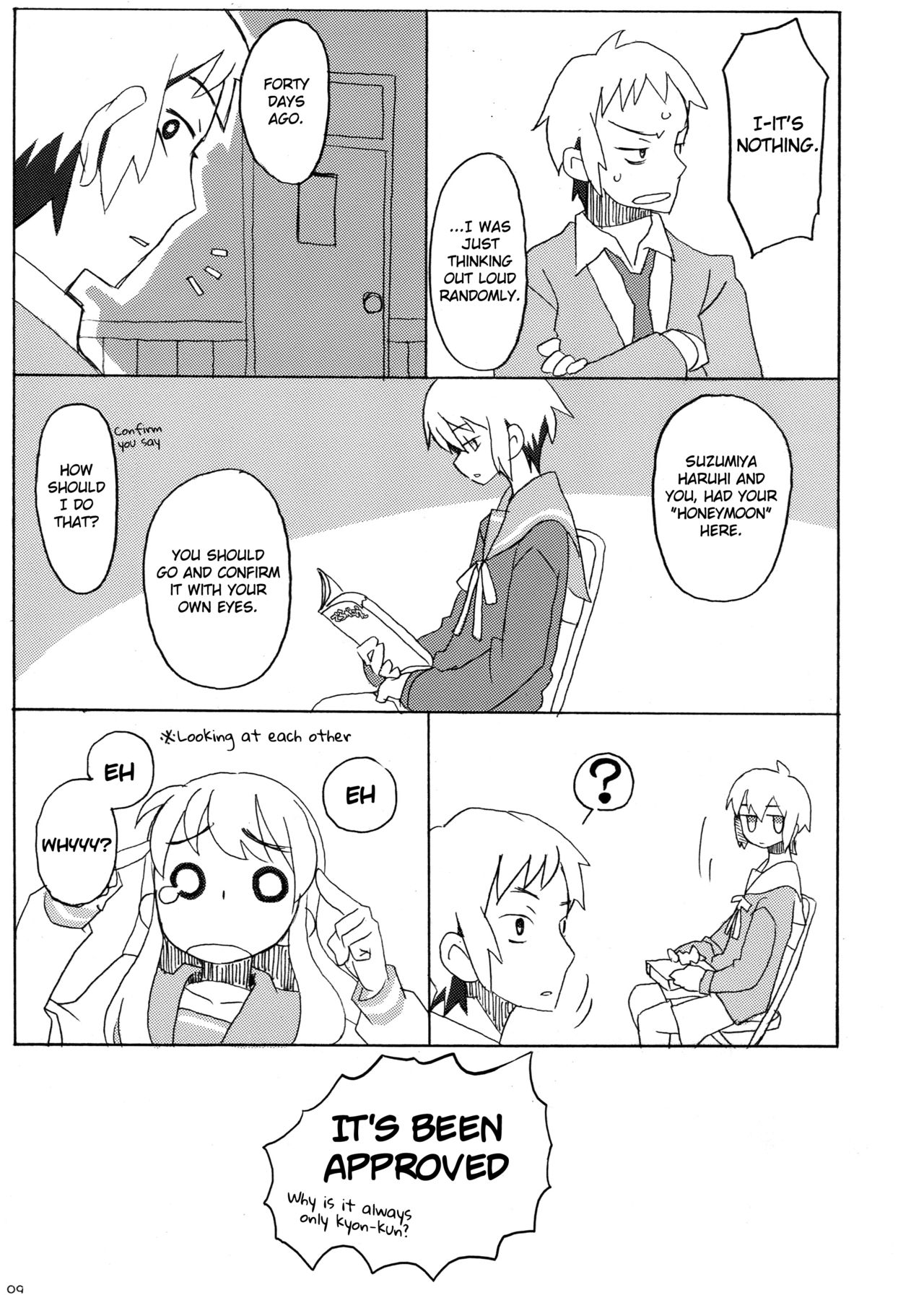 Suzumiya Haruhi no Fukuon, Matawa Genzai page 9 full