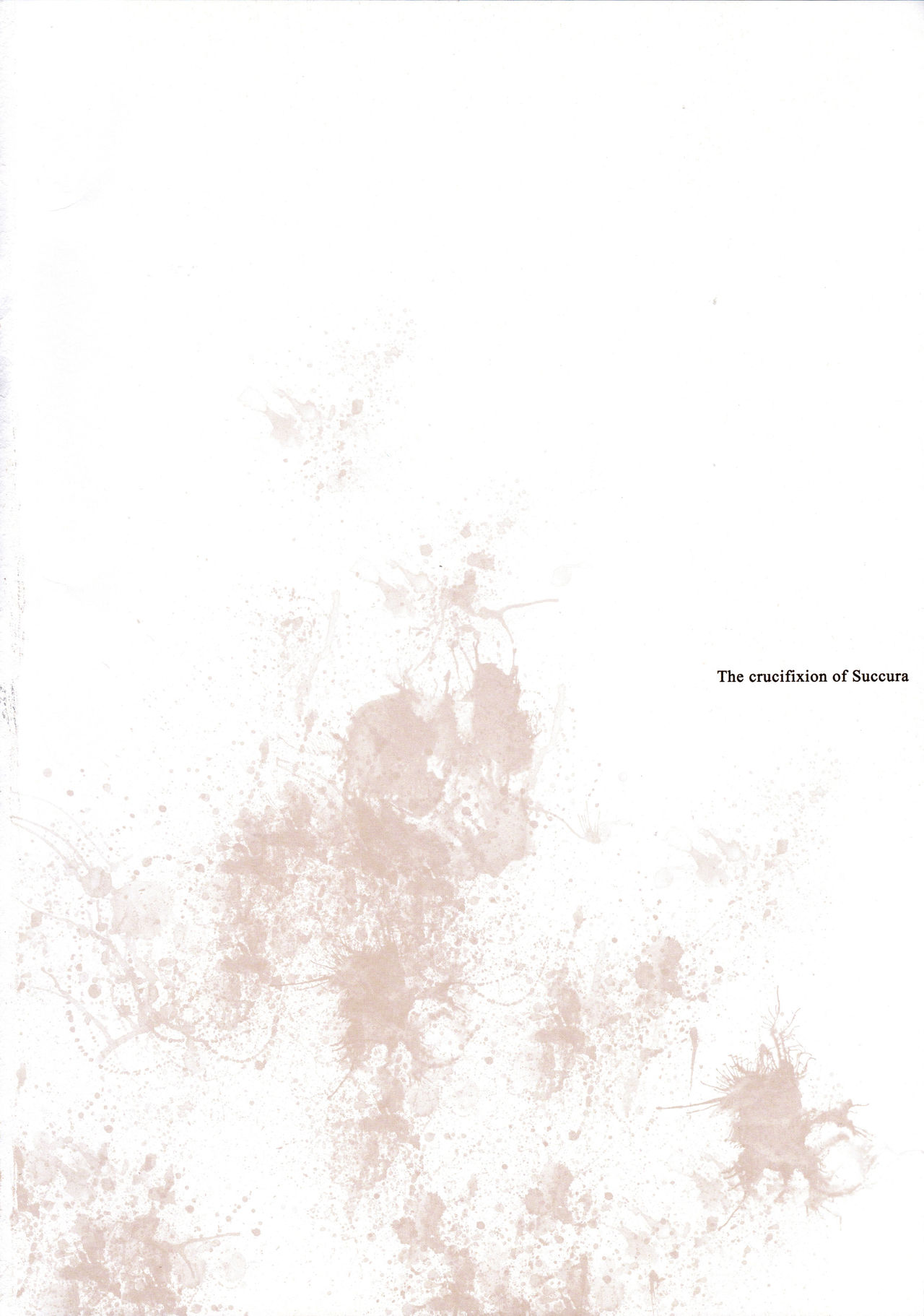 Succura no Takkei - The crucifixion of Succura page 5 full