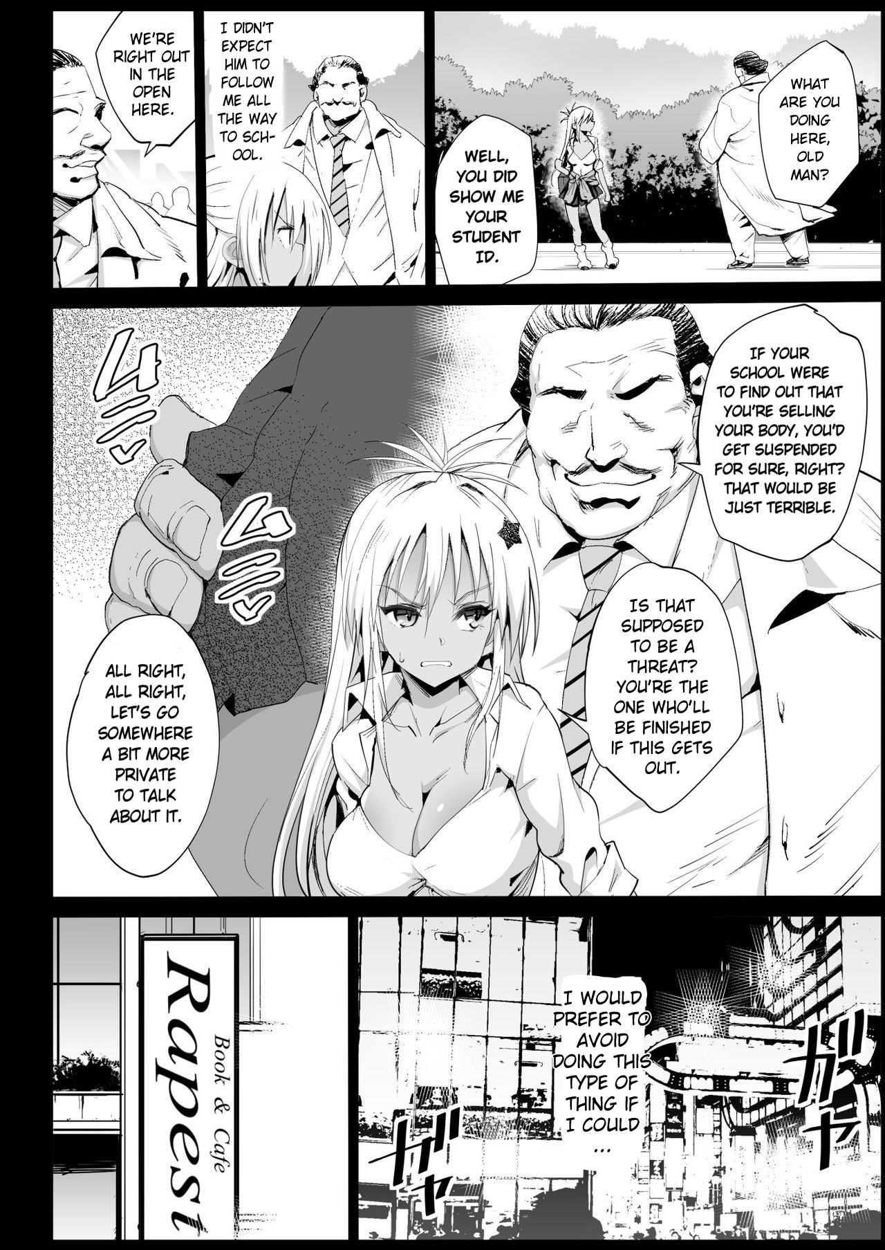 Kyousei Enkou 2 ~Kuro Gal JK o Kane de Dakitai~ | Forced Sex Service 2 ~I Want to Hold a Dark Skinned High School Gal in My Arms~ page 7 full