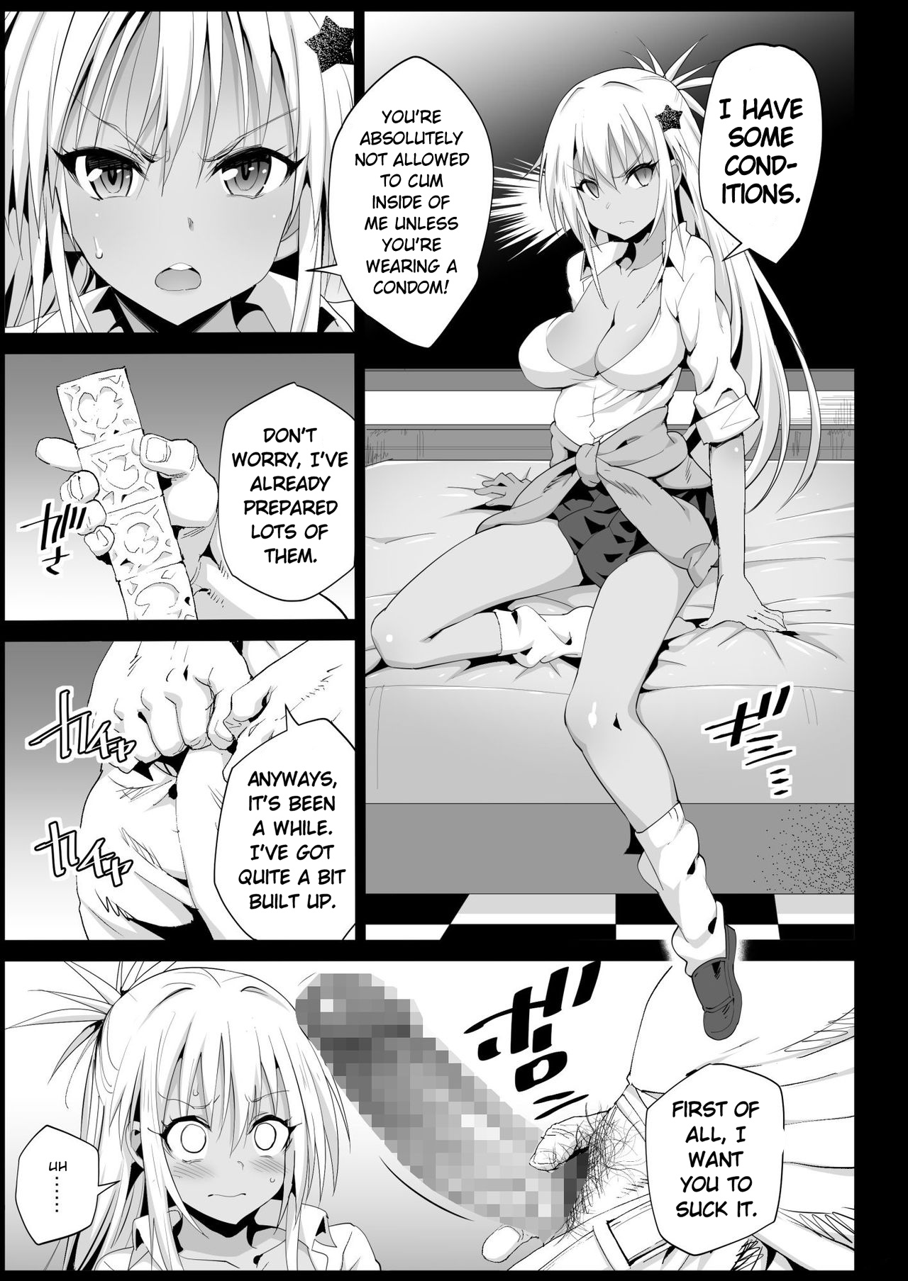 Kyousei Enkou 2 ~Kuro Gal JK o Kane de Dakitai~ | Forced Sex Service 2 ~I Want to Hold a Dark Skinned High School Gal in My Arms~ page 8 full