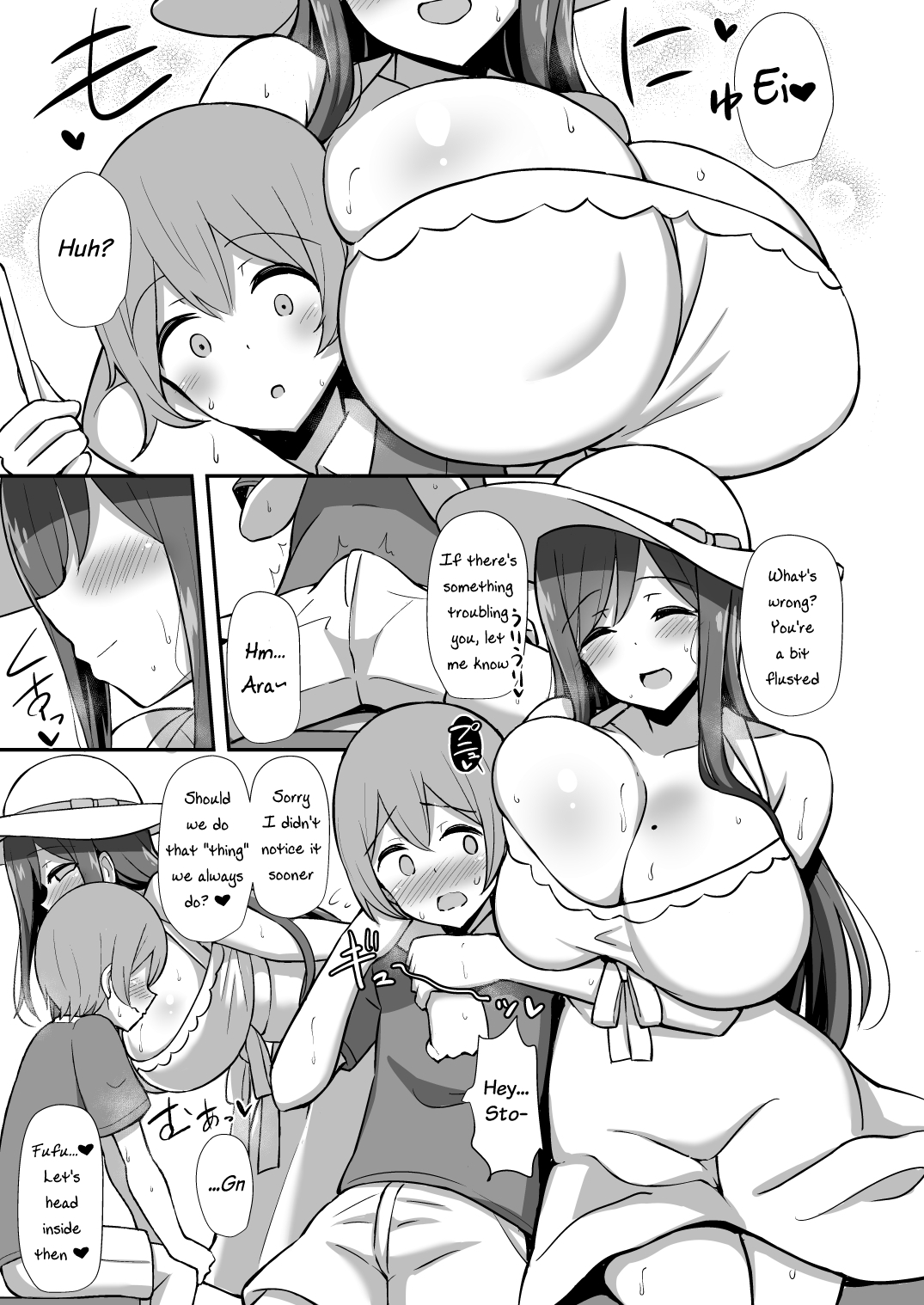 Shiro OnePi Onee-san to Babubabu Inaka Ecchi page 4 full