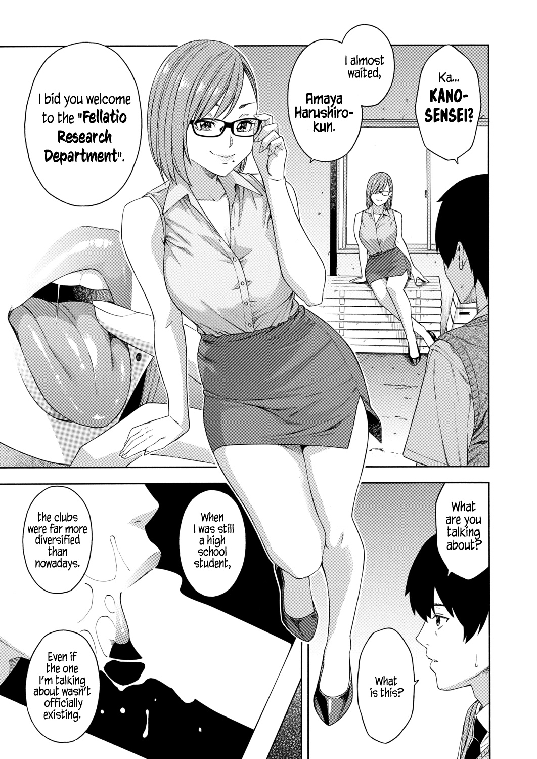 Fellatio Research Department | Fellatio Kenkyuubu - Ch.01 page 7 full