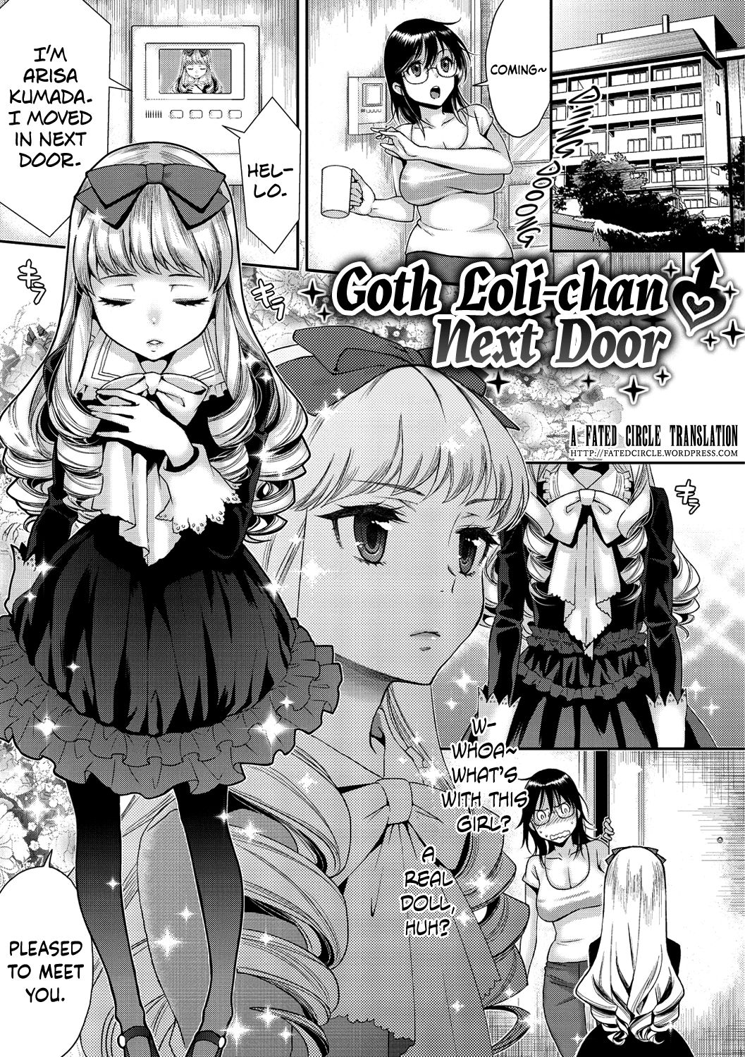 Tonari no Tsuiteru GothLoli-chan | Goth Loli-chan Next Door page 1 full