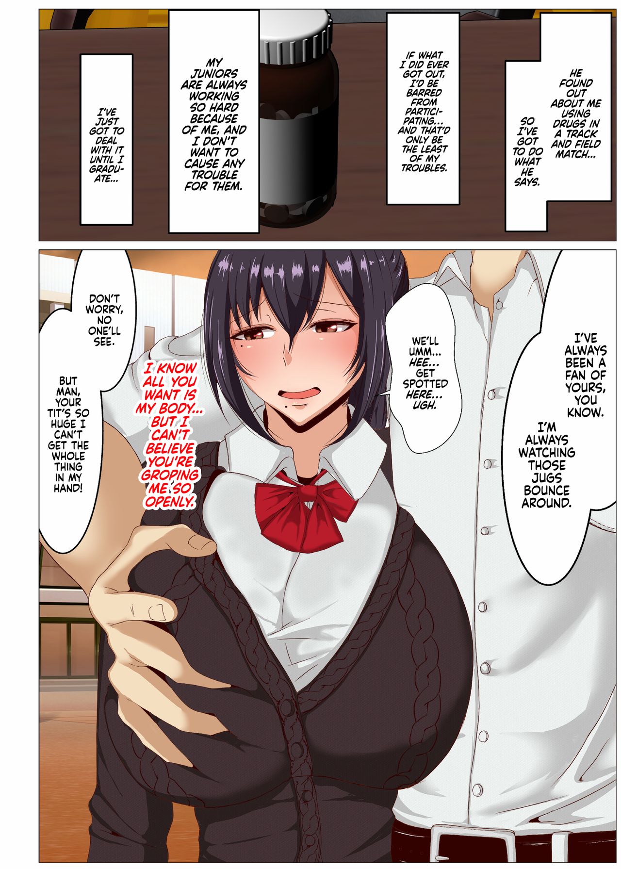 Rikujoubu no Otonashii Senpai no Yowami o Nigitta | The Track and Field Ace's Dark Secret page 5 full