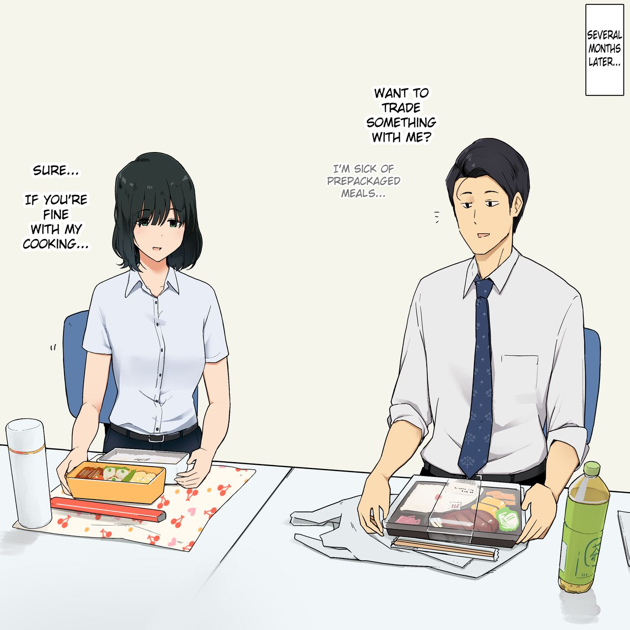 Hitomishiri Douryou Joshi to Micchaku Sex Suru Ohanashi page 2 full