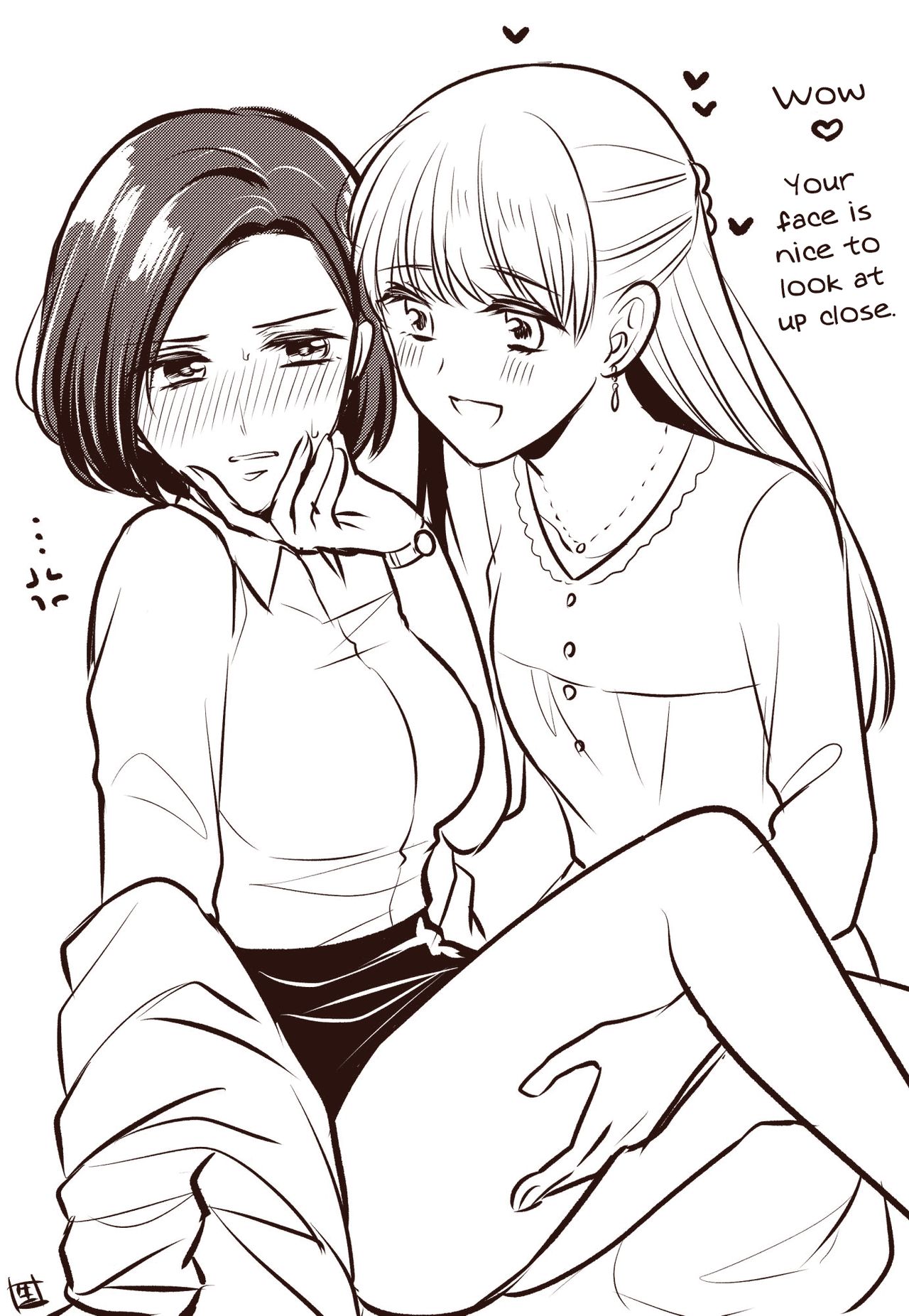 Tougou-san and Sayama-san's White Day + Twitter stuff page 1 full