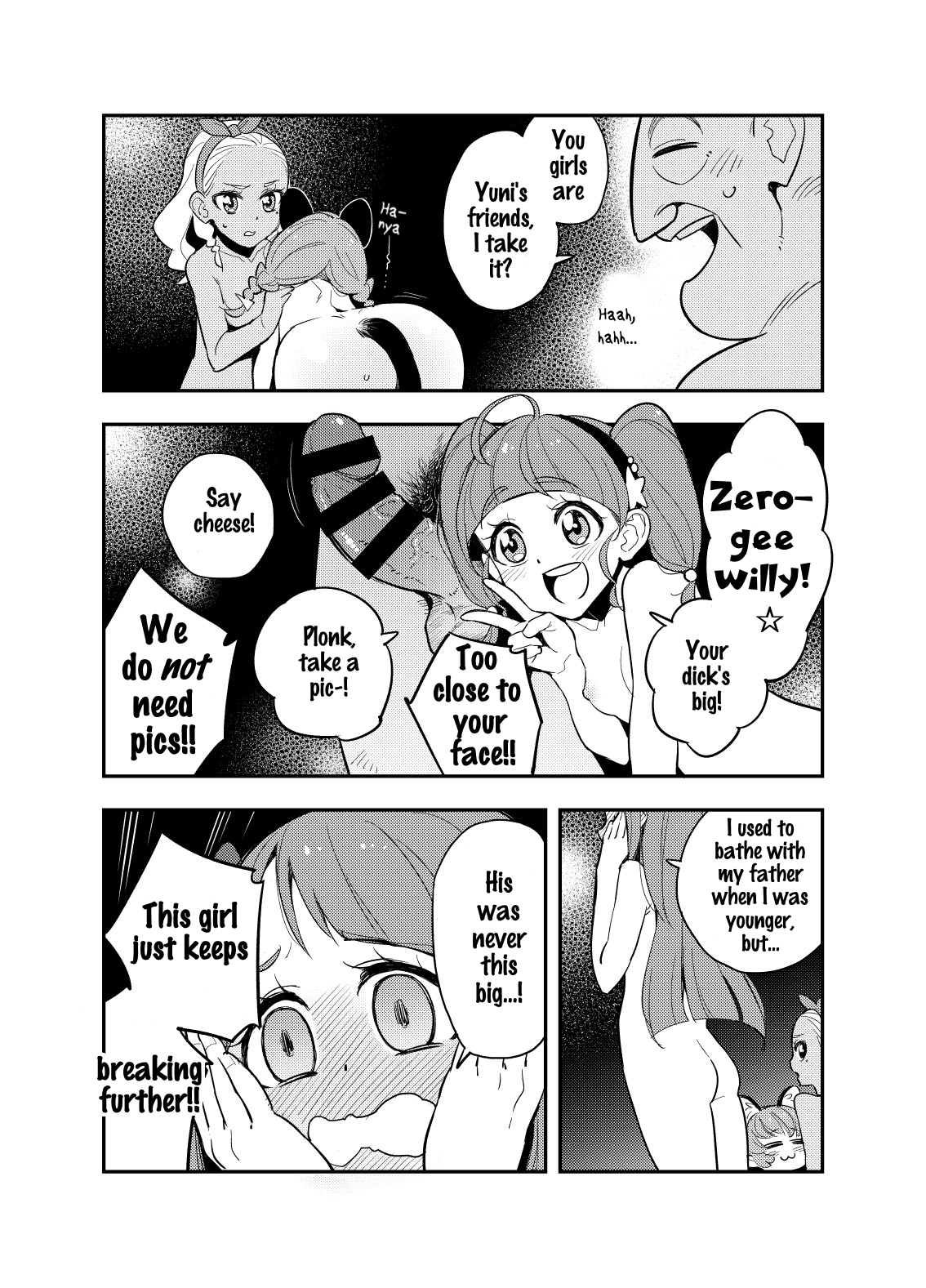 Wakusei Supponpon ni Yattekita StaPre no Gag Manga | A Trip to Planet Starkers: a StaPre Gag Manga page 9 full