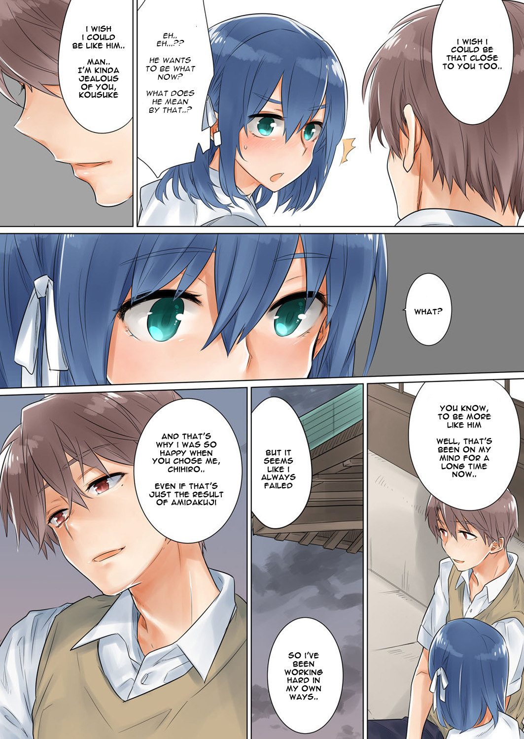 Netorare Kanojo -Kareshi  o Mae ni Futago  to Kyoushitsu Ecchi- Vol.02 page 8 full