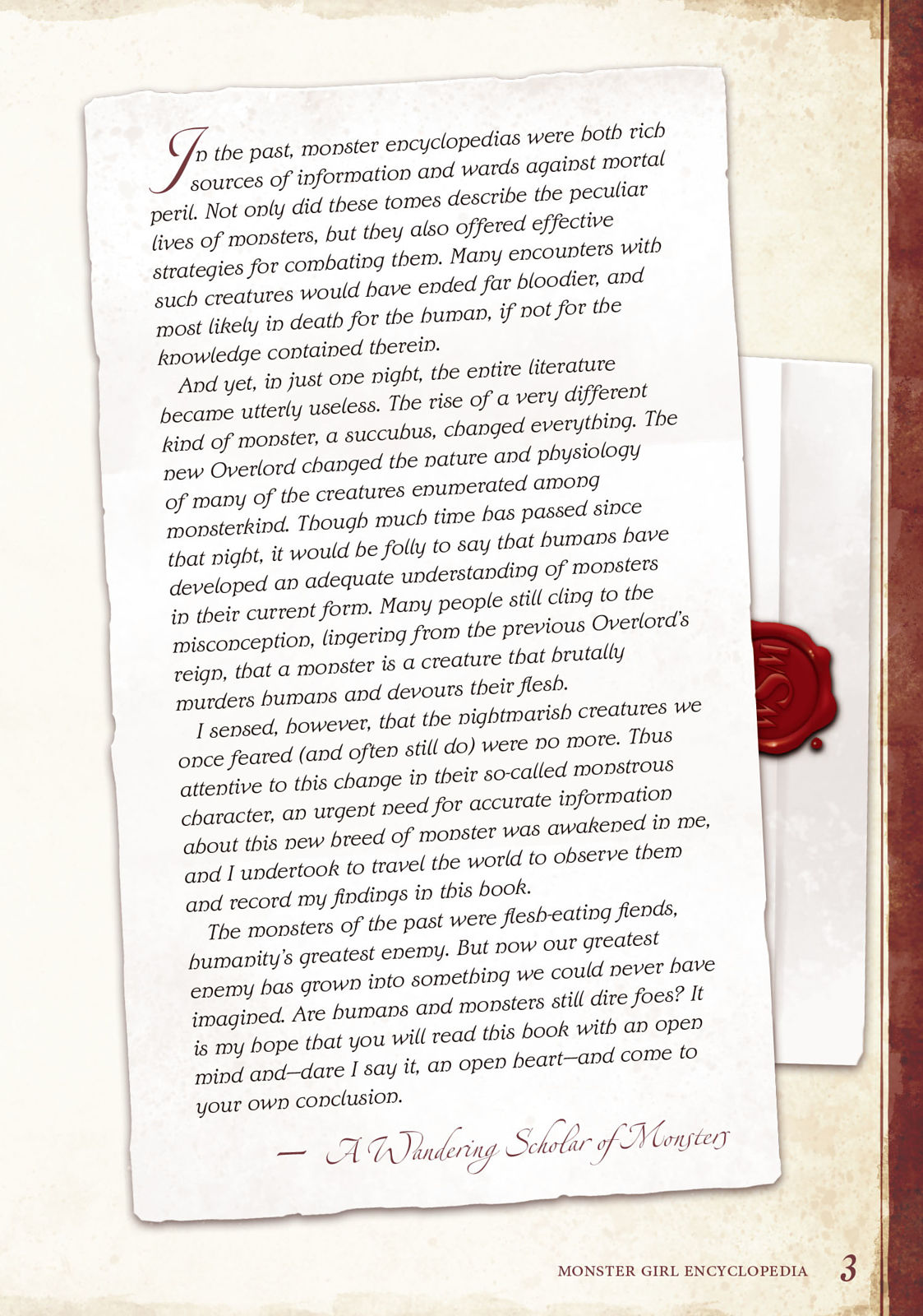 Monster Girl Encyclopedia Vol. 1 page 4 full