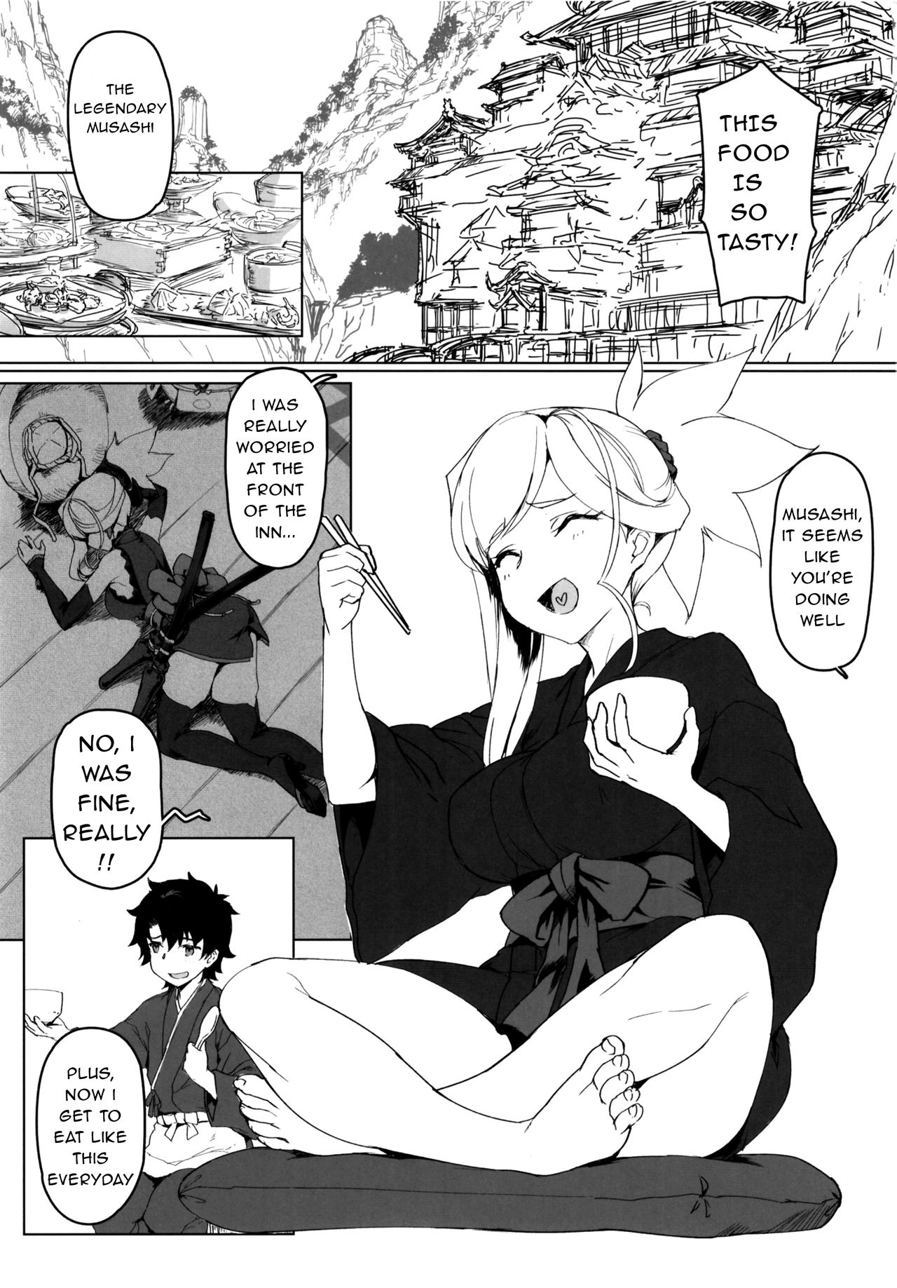 Musashi-chan to Onsen de Eroikoto-suru page 3 full