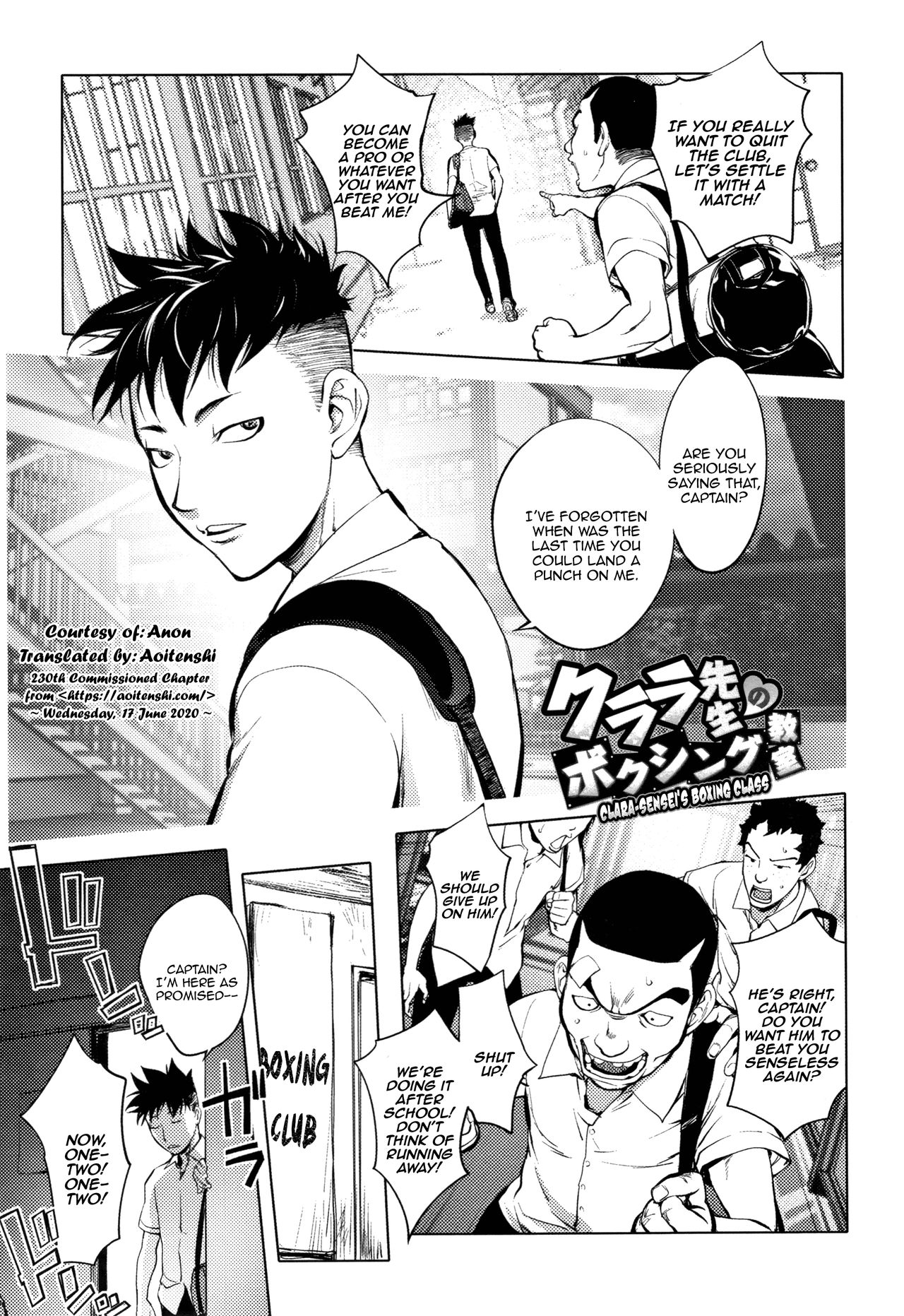 Clara-Sensei no Boxing Kyoushitsu | Clara-Sensei's Boxing Class page 2 full