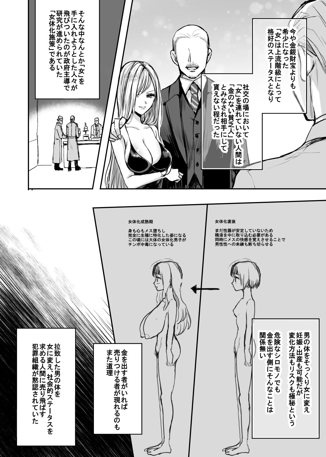 Kyousei Nyotaika ~Otoko datta Ore ga Onna  no Shitai de Yaku Tsuke Kyousei Zecchou Mesu Ochi suru nante~ page 5 full
