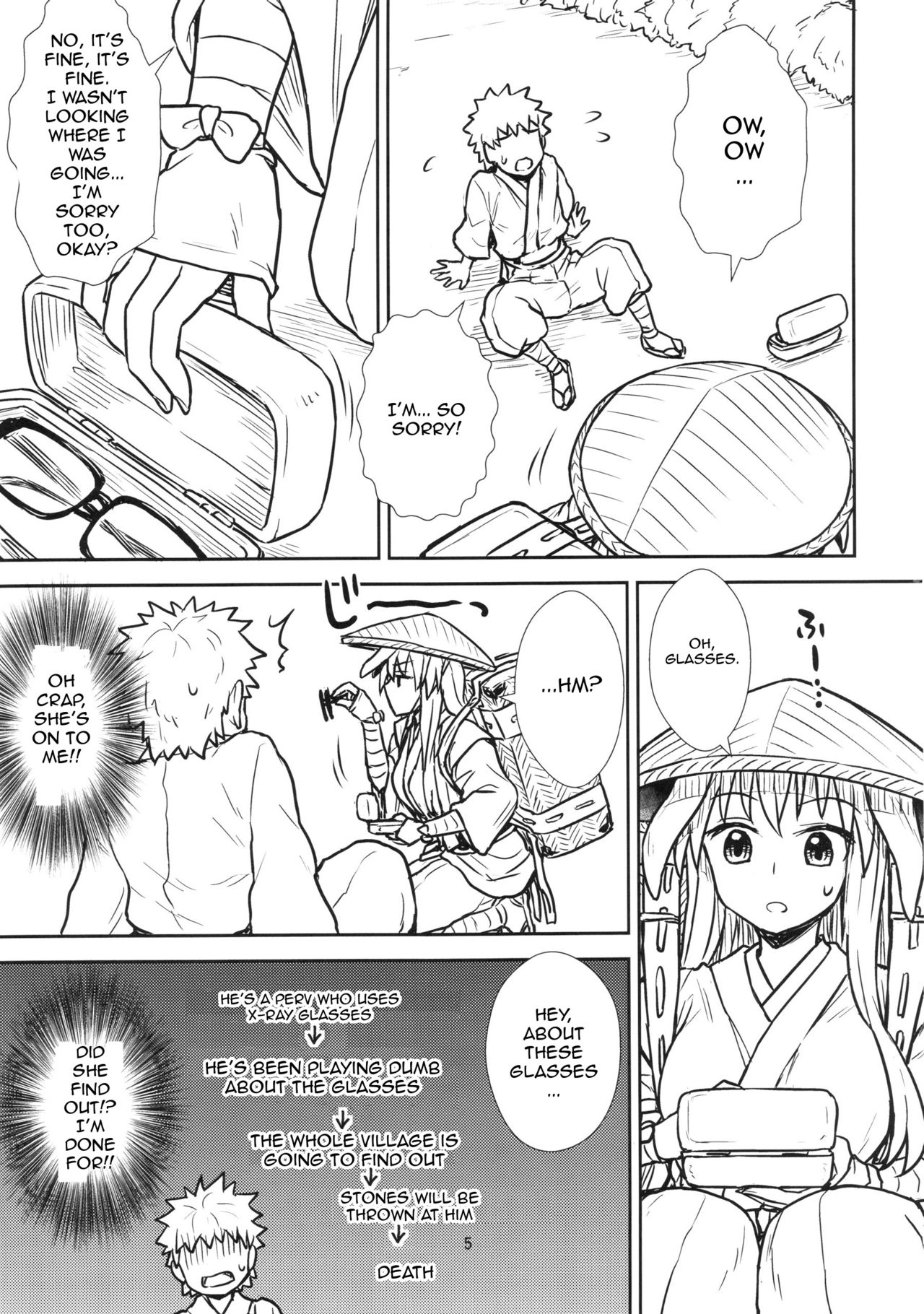 Reisen-san vs Toushi Megane page 5 full