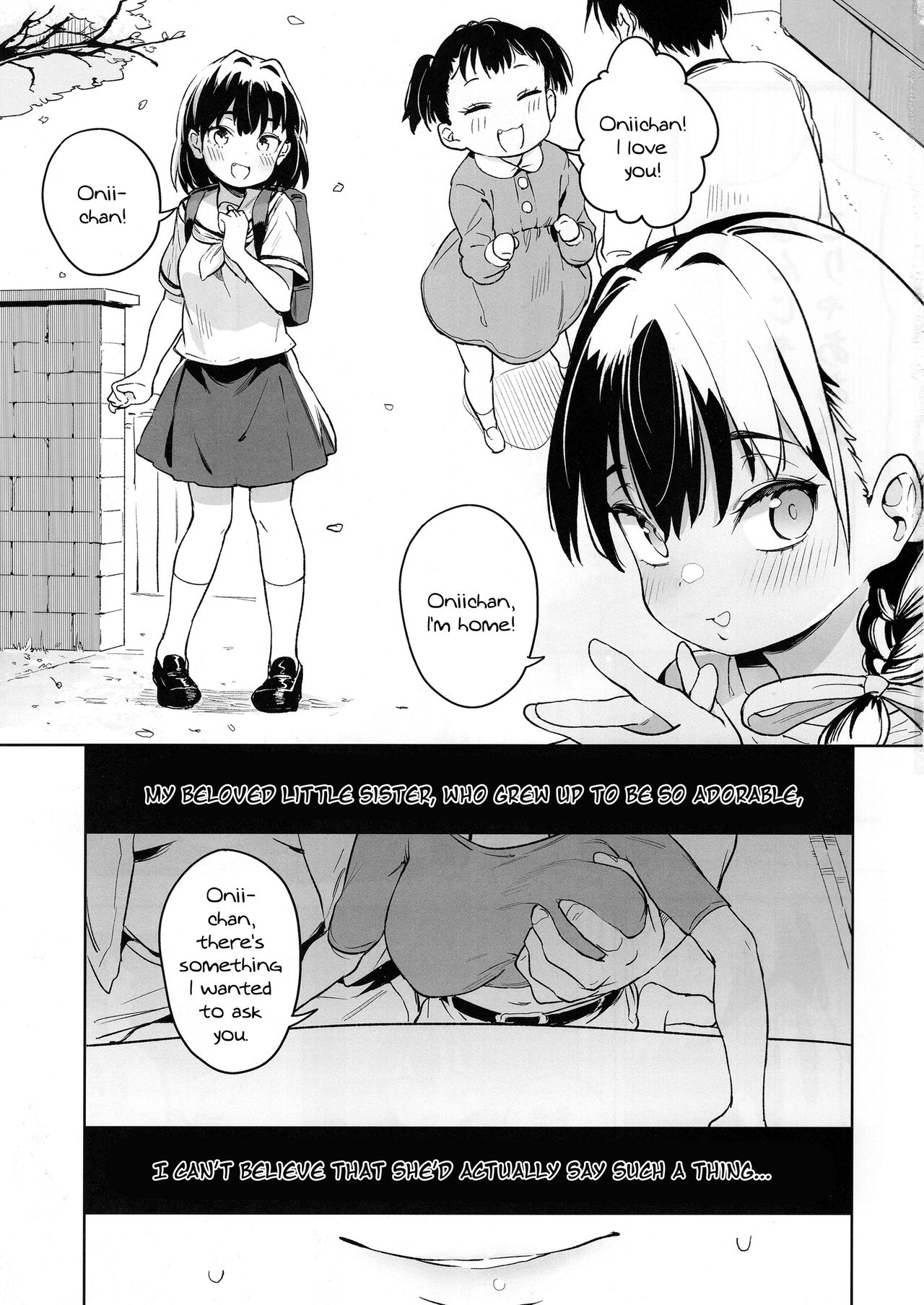 Ore no Imouto ga Oji-san no "Onaho" ni Naru to Iidashita!! | My Little Sister Said She's Going To Become My Uncle's Bride!! page 2 full