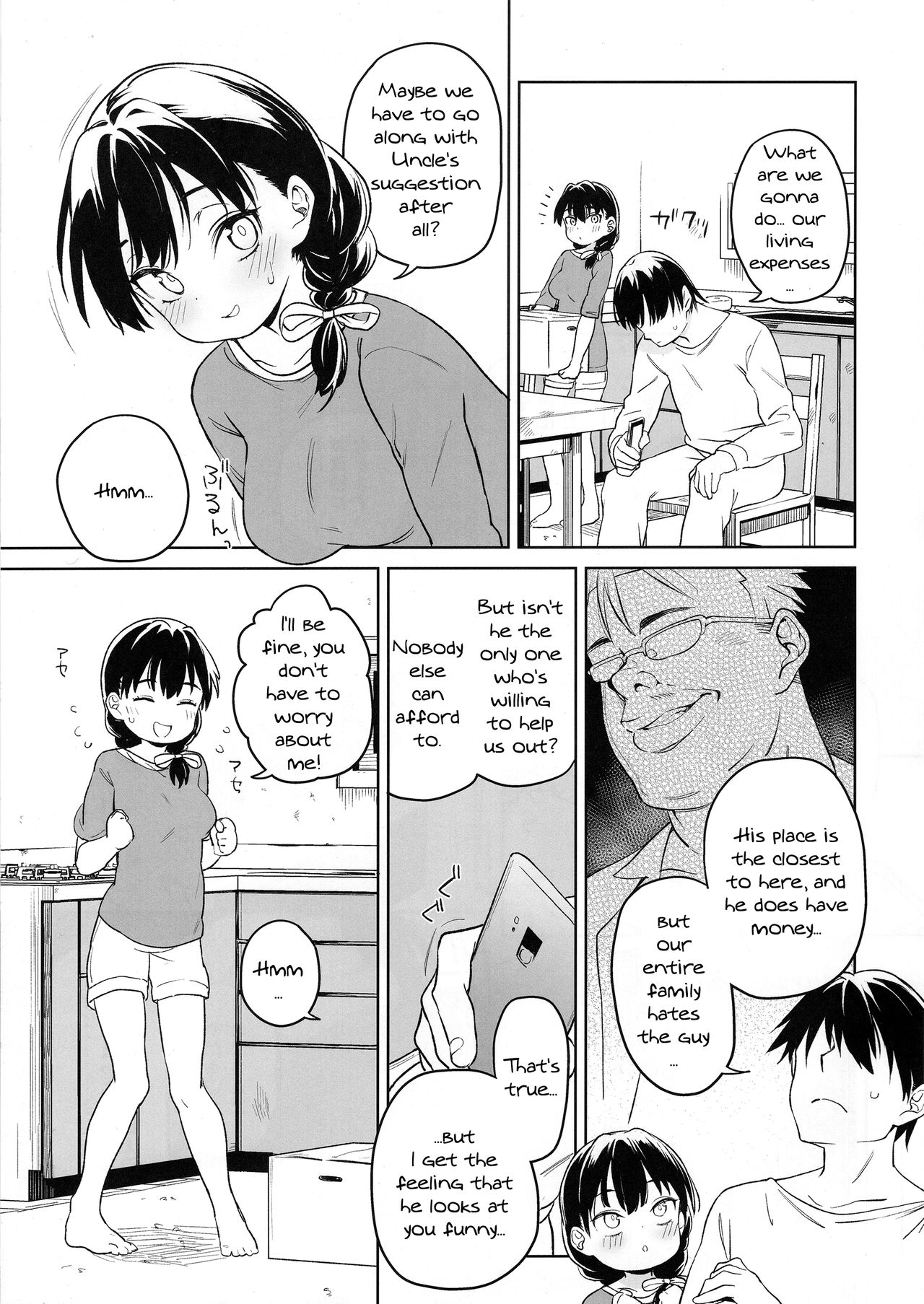 Ore no Imouto ga Oji-san no "Onaho" ni Naru to Iidashita!! | My Little Sister Said She's Going To Become My Uncle's Bride!! page 4 full