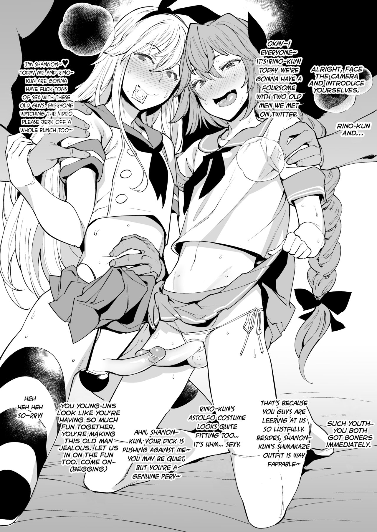 Off-Pako wa Cosplay Josou Danshi no Tashinami. | Meeting Offline to Fuck Is Etiquette for Cross Dresing Boys page 2 full