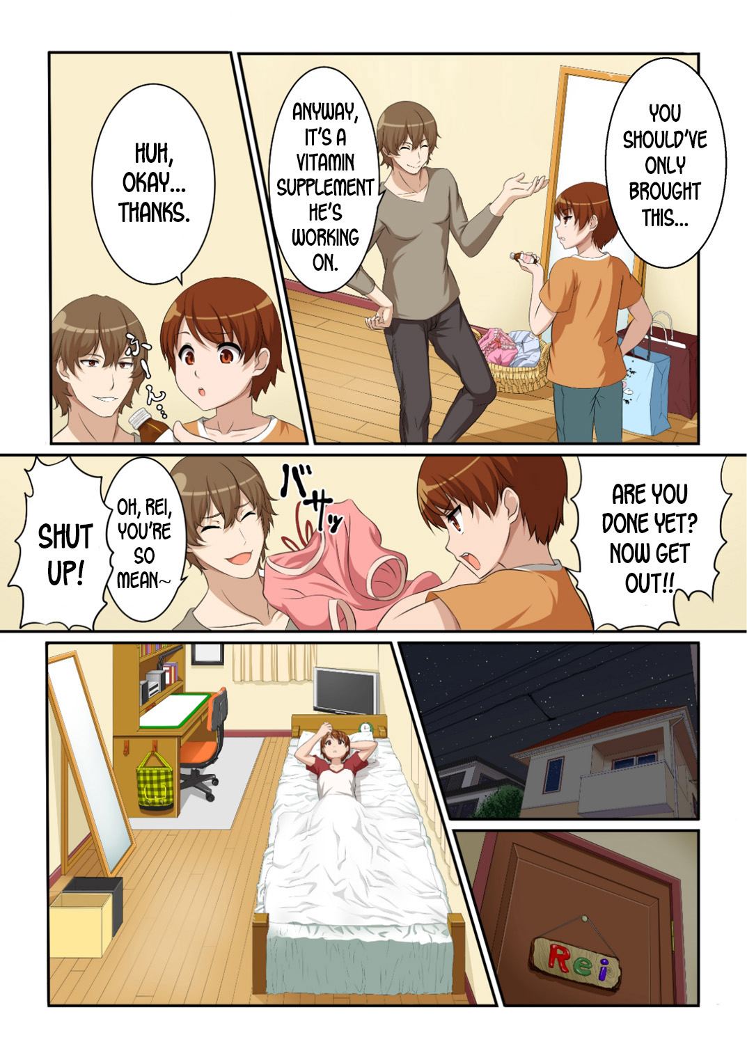 Nyotamen! ~Nyotaika Shita Ore wa Aniki no Kanojo!~ 1 | Nyotamen! ~I've turned into a girl and became my brother's girlfriend!~ 1 page 7 full