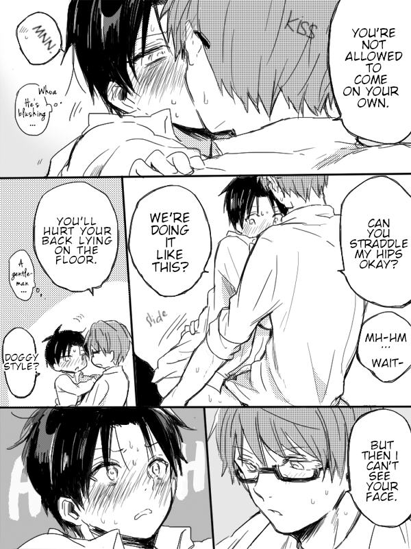 MidoTaka-chan Hajimete no Kijoui no Maki | MidoTaka's First Go at Riding page 6 full