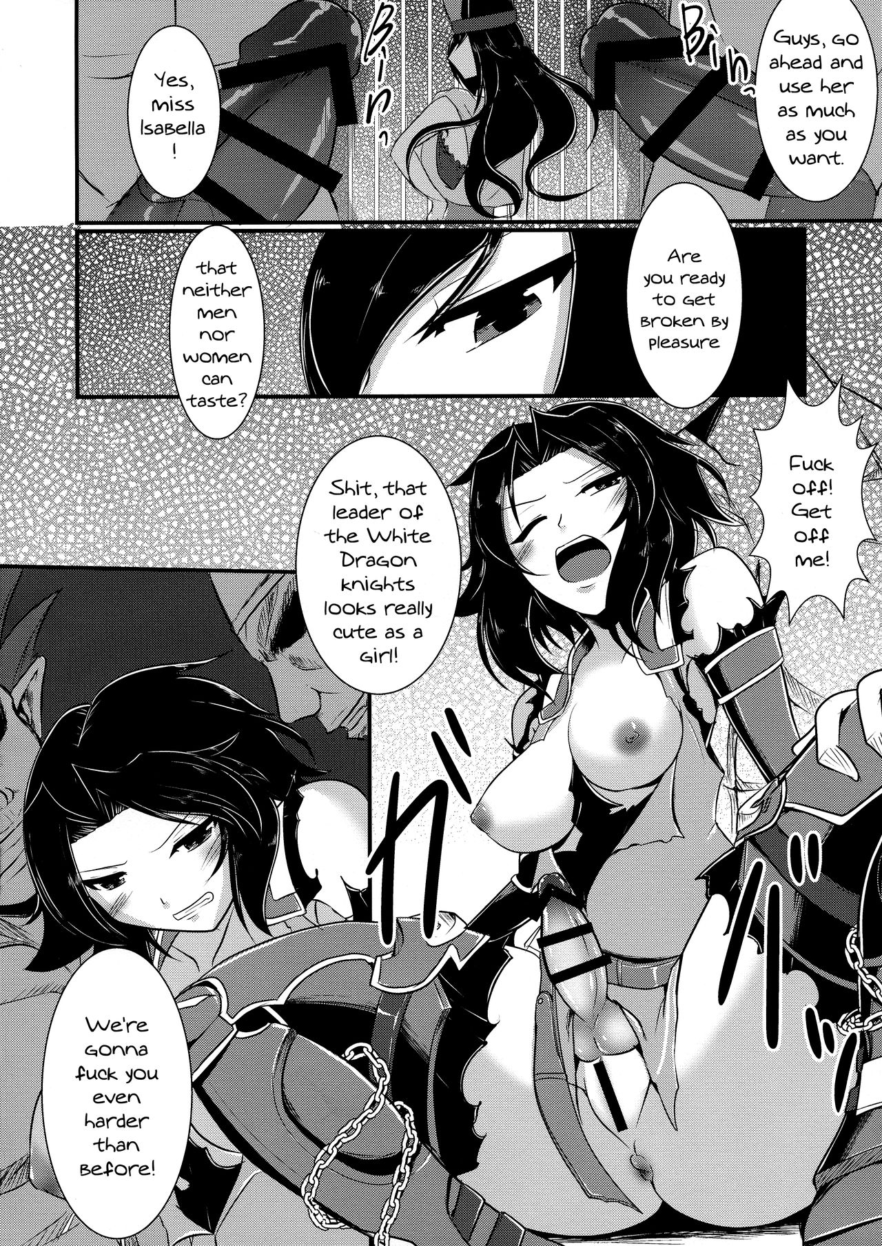 Nyotablue 2 ~Toraware no Soukenshi~ | Nyotablue 2 ~The Captured Swordsman~ page 9 full