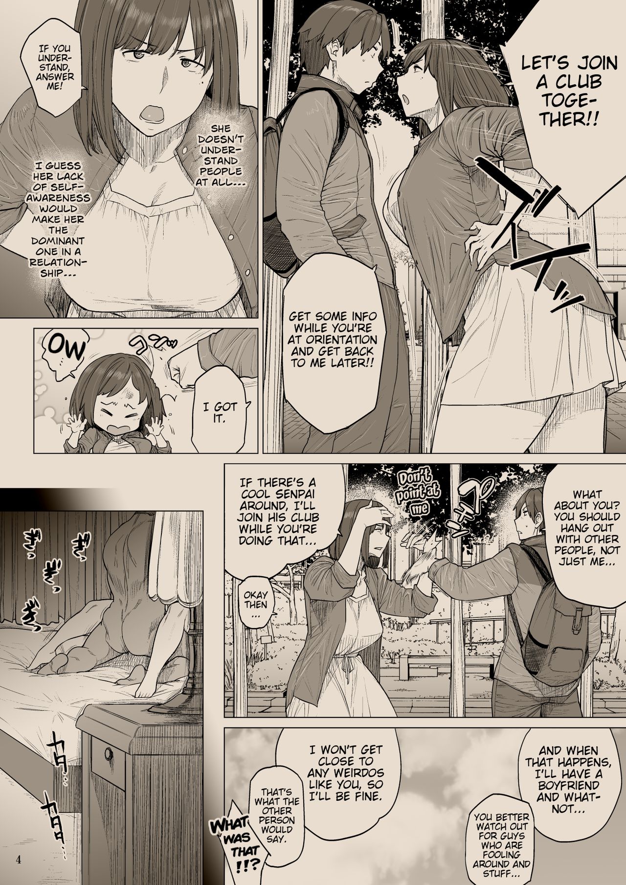 B.S.S.² -Boku ga Saki ni Suki datta no ni Bijin de Kashiko na Osananajimi ga Senpai no Circle no Tetsudai de Suki Houdai Sareteita Hanashi- page 3 full
