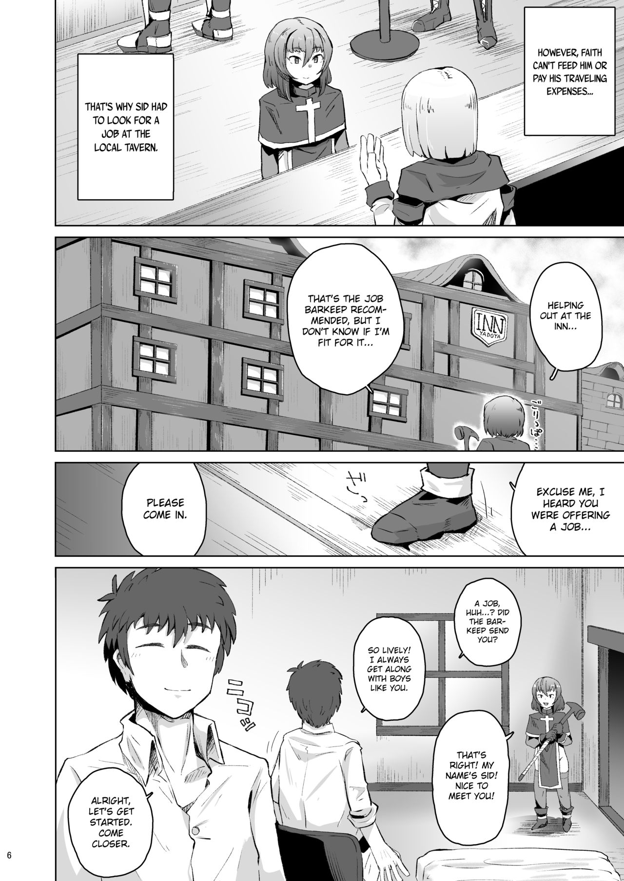 Souryo Saimin -Shasei Taboo na Otokonoko o Kyousei Ketsu Acme- | Priest Hypnosis -Forcing Celibate Crossdressing Priest to Ejaculate- page 5 full