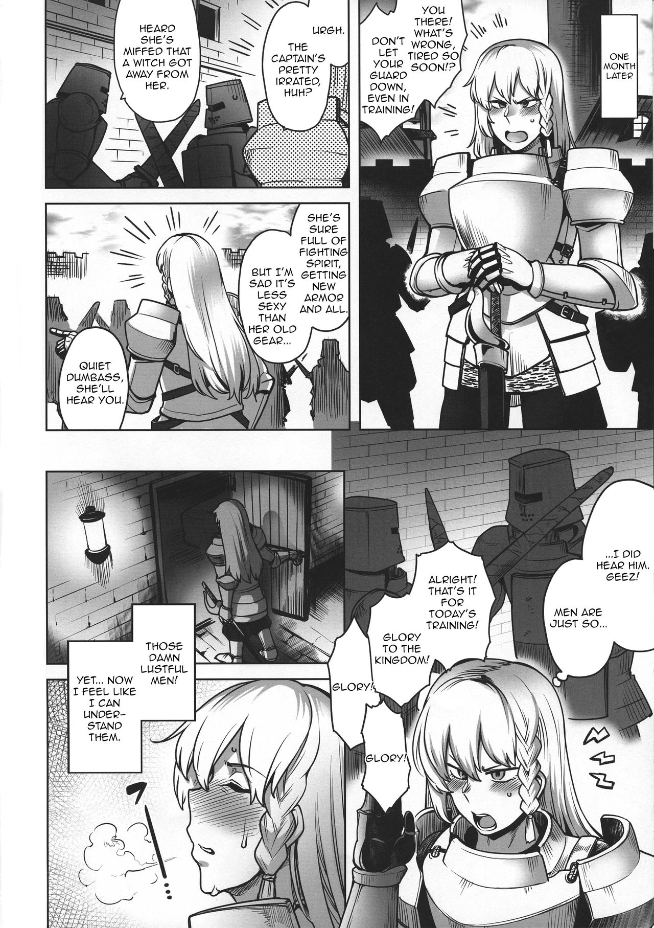 Onna Kishi to Futanari no Noroi | The Lady Knight and the Futanari Curse page 10 full