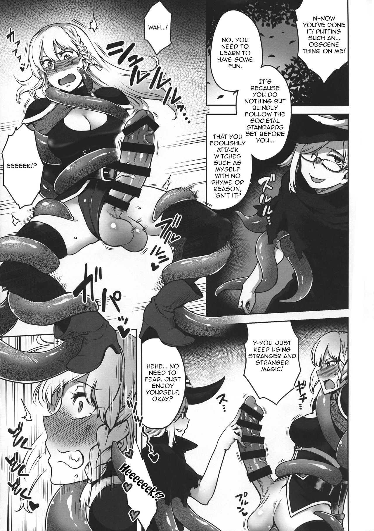 Onna Kishi to Futanari no Noroi | The Lady Knight and the Futanari Curse page 5 full