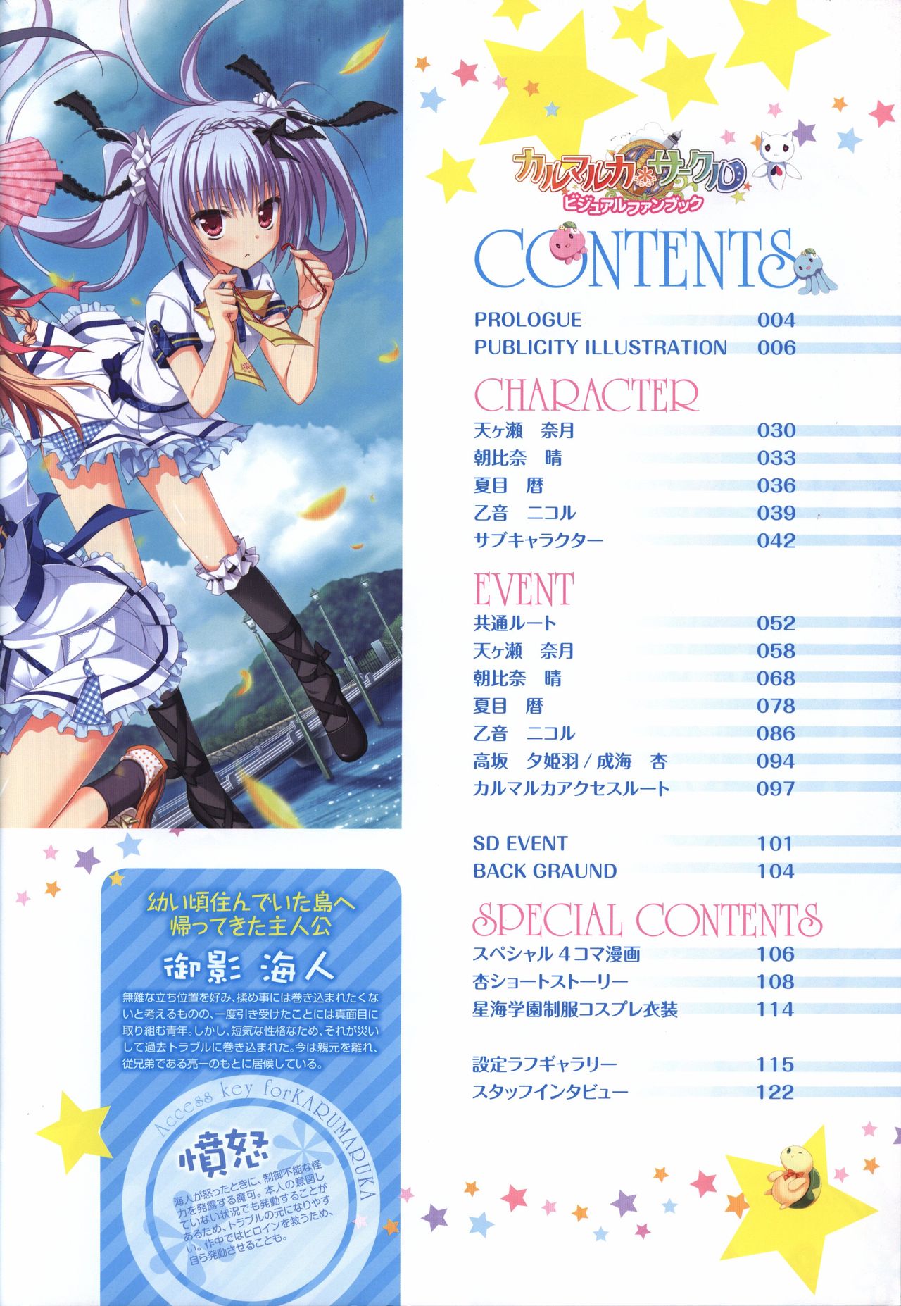 Karumaruka Circle Visual Fan Book page 5 full