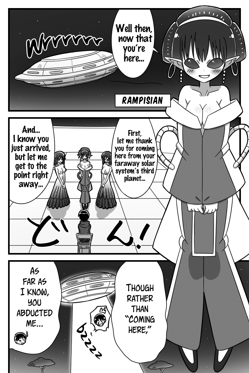Uchuujin ni Rachi Sarete Uchuujin Muke AV ni Shutsuen Shichatta Shounen no Hanashi | A story about a boy who was abducted by aliens and asked to make an alien orientated porno page 2 full