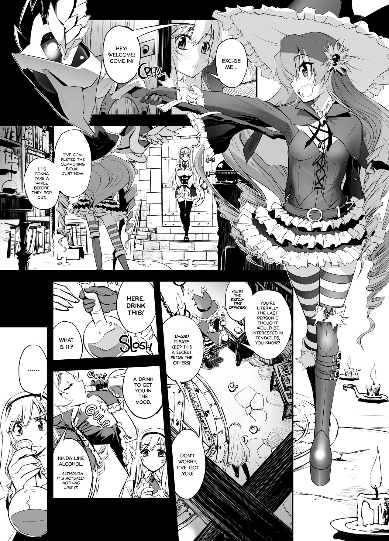 Anna to Majo no Shokushu Yuugi | Anna and the Witch's Tentacles page 6 full