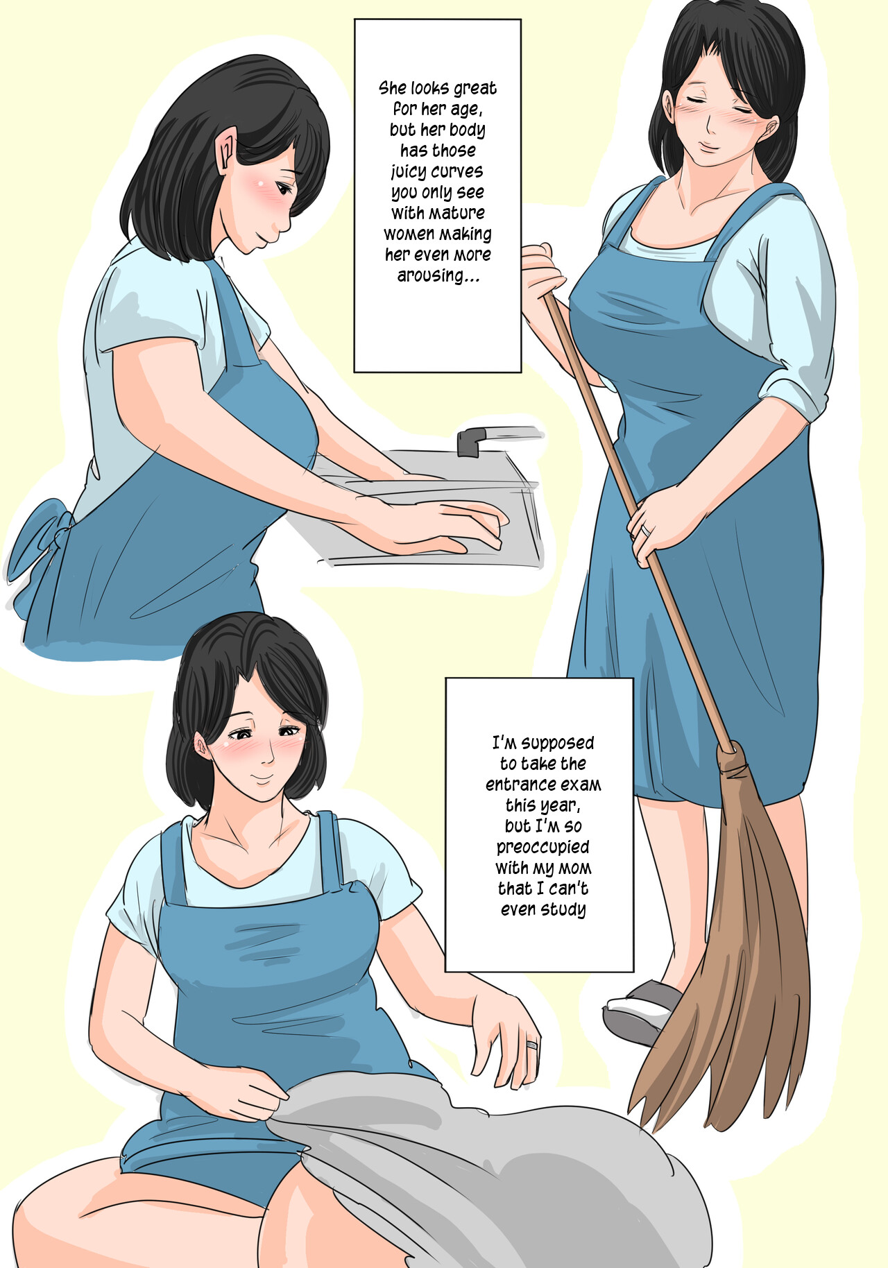 Konya no Okazu wa Okaa-san! ~Nakadashi Ari no Oyako Kankei~ | Tonight Mom gets me off! page 3 full