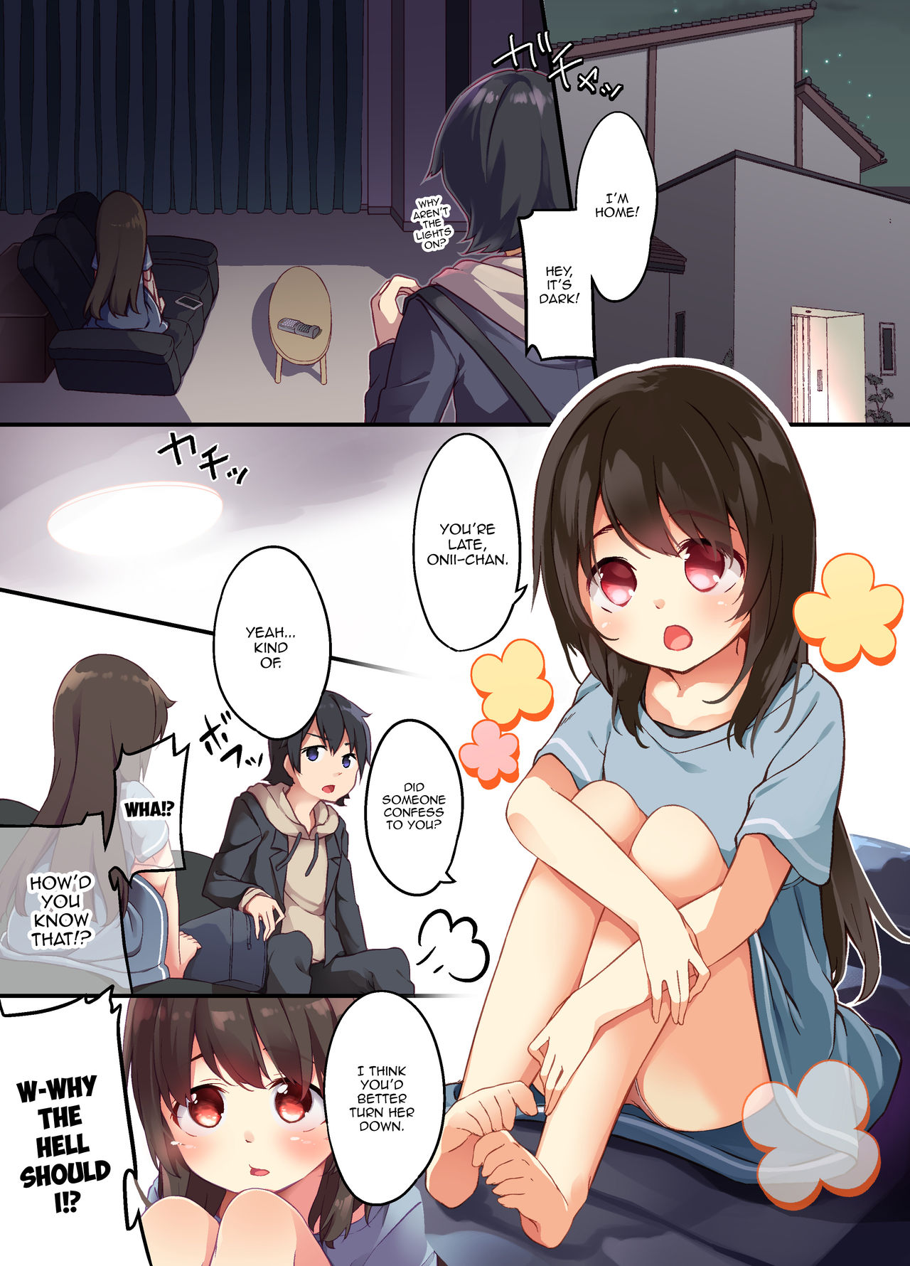A Yandere Little Sister Wants to Be Impregnated by Her Big Brother, So She Switches Bodies With Him and They Have Baby-Making Sex page 3 full