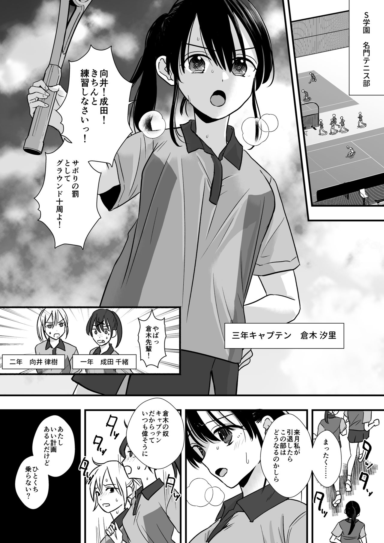 Tennis-bu no Senpai Ijime page 2 full
