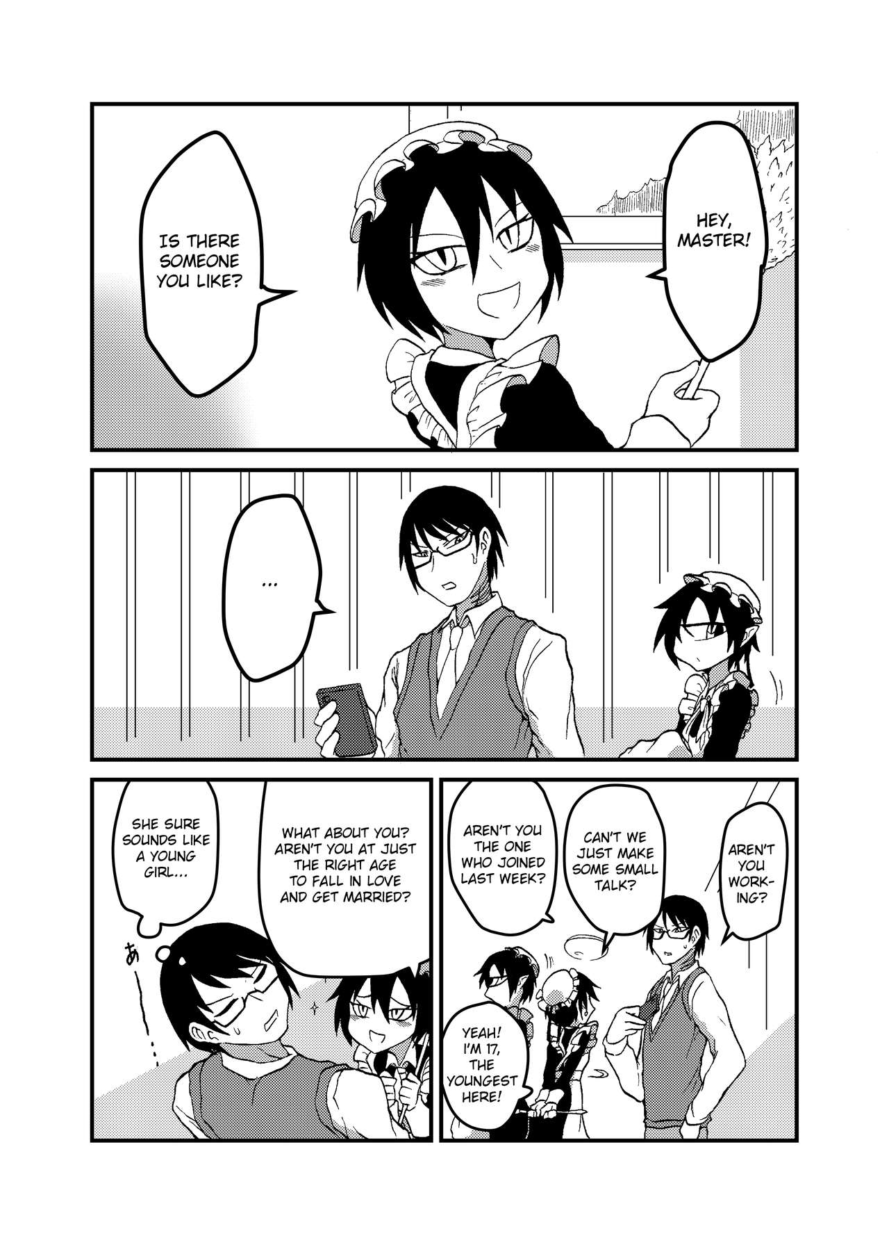 Mikai no Chi de Hirotta Nazo Gengo Tangan-chan o Maid to Shite Yatotte Icha Love suru Hon 4 page 4 full