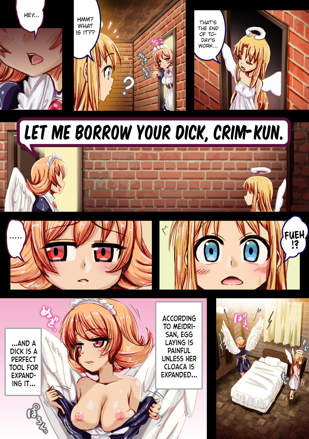 Crim-kun Chotto Ochinchin Kashite yo | Crim-kun, let me borrow your dick for a little page 2 full