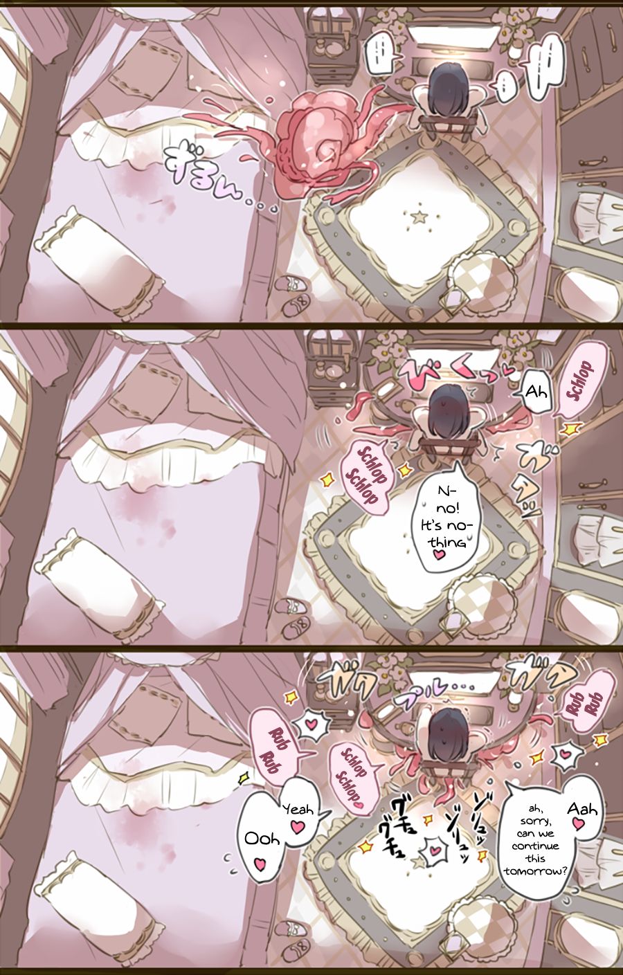 Ouchi de Yaru Koto Nai node Shokushu Shoukan Shite Ecchi ni Fukeru Mahou Shoujo | A Witch Who Can't Have Sex At Home Decides To Summon Some Tentacles Instead page 5 full