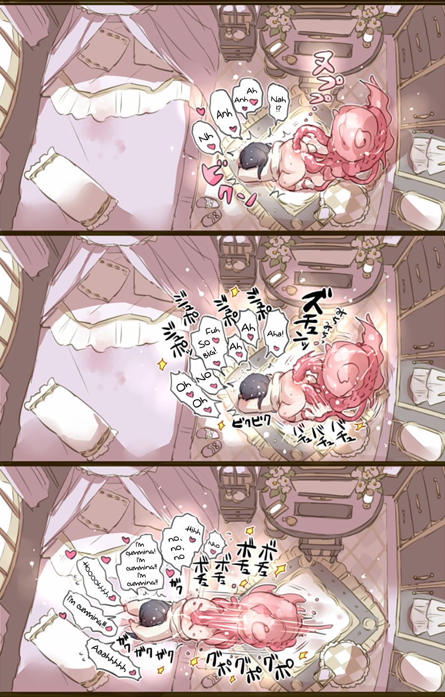 Ouchi de Yaru Koto Nai node Shokushu Shoukan Shite Ecchi ni Fukeru Mahou Shoujo | A Witch Who Can't Have Sex At Home Decides To Summon Some Tentacles Instead page 7 full