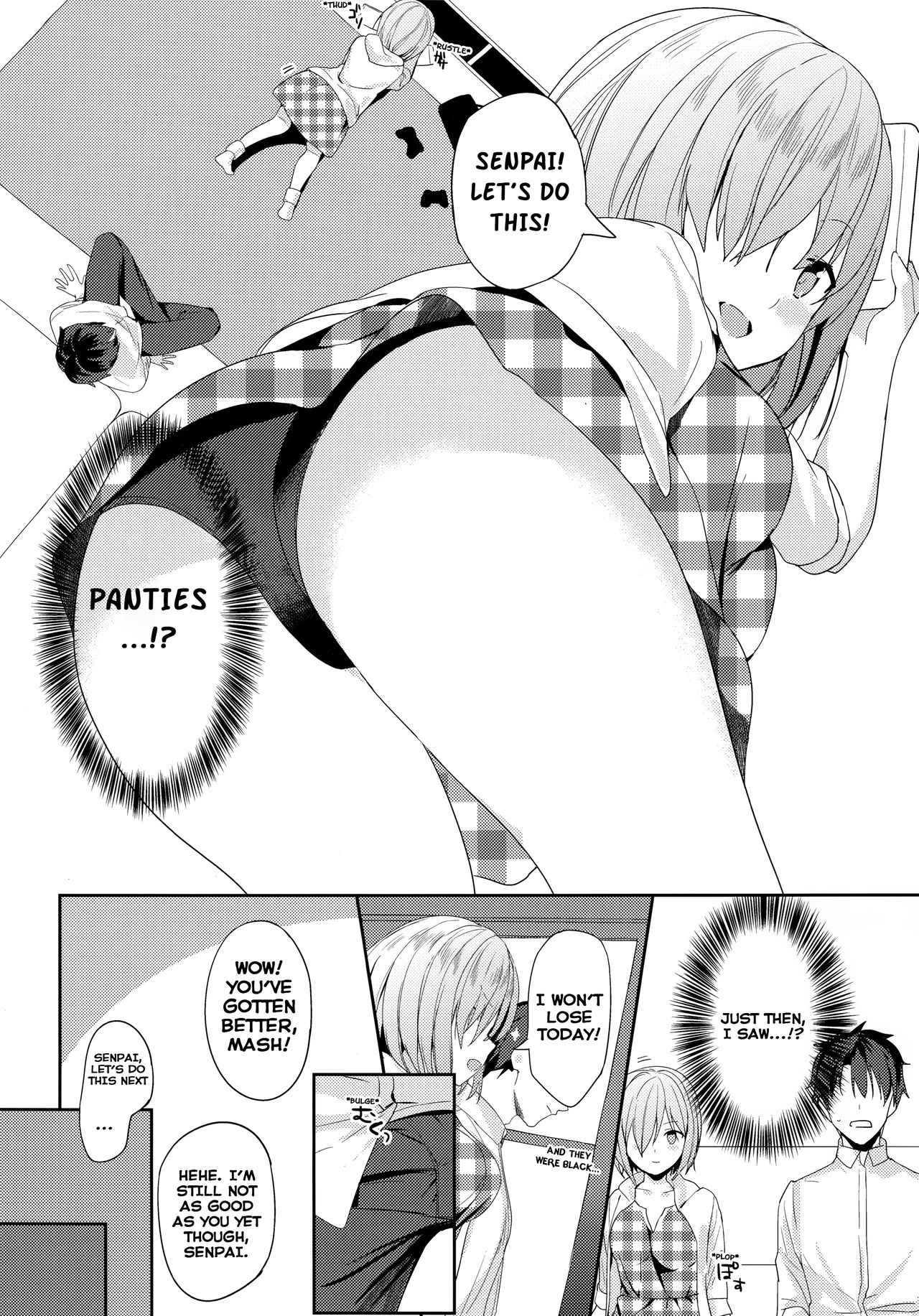 Mash wa Senpai ni Chikazukitai! | Mash Wants to Be Intimate With Senpai! page 9 full