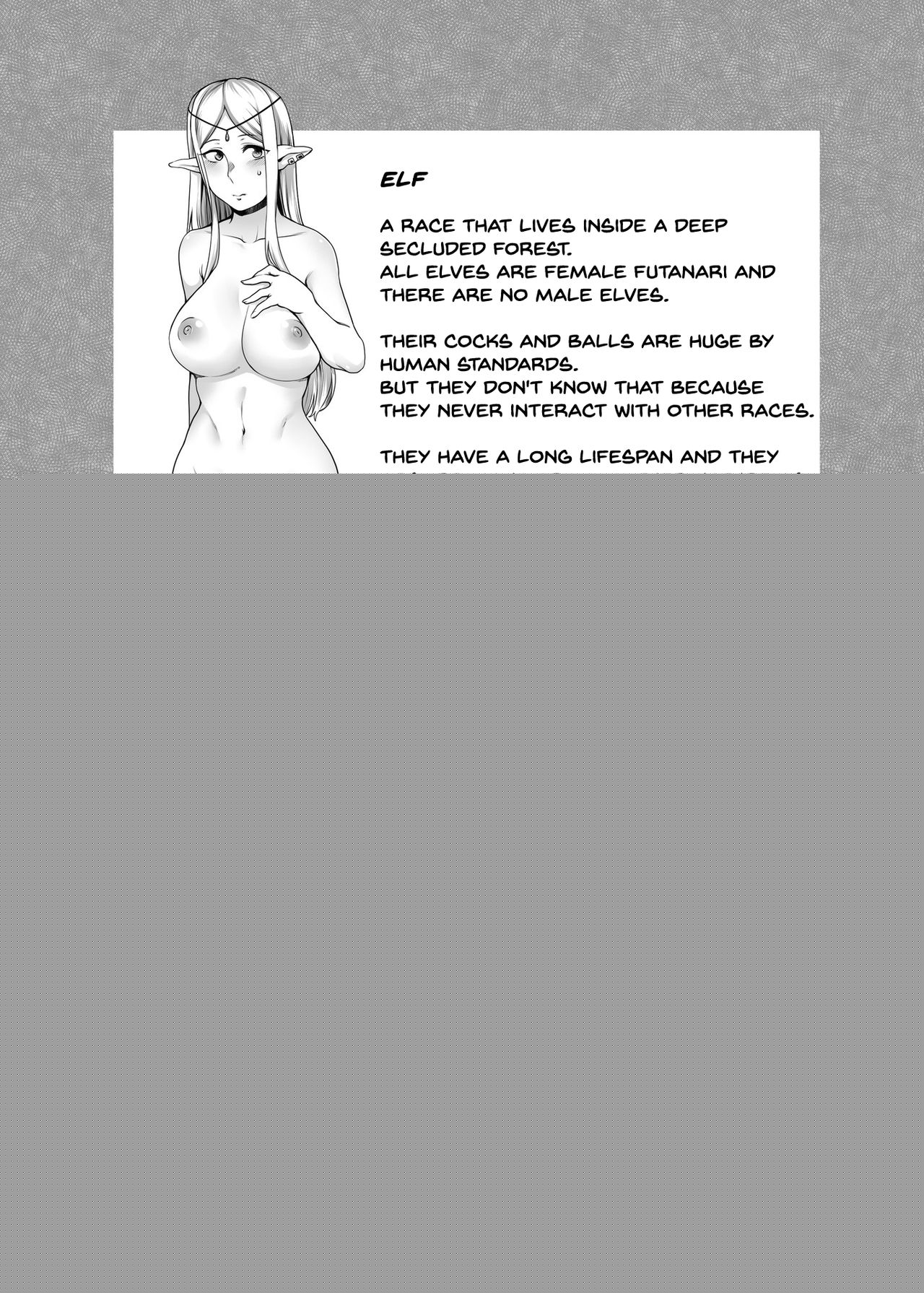 Futanari Elf to Yousei no Mori | Futanari Elf in the Fairy Forest page 2 full