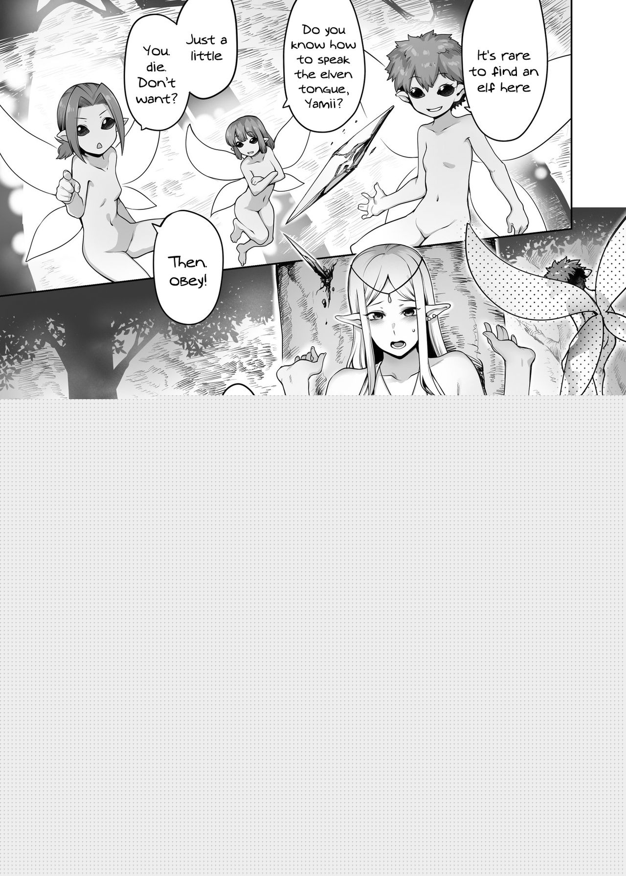 Futanari Elf to Yousei no Mori | Futanari Elf in the Fairy Forest page 3 full