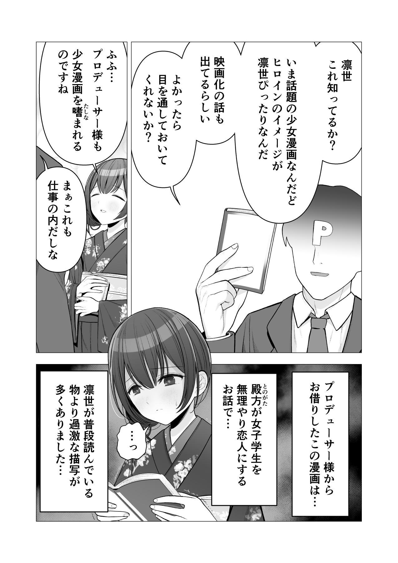 Rinze ga Producer no Koto o Omotte Onanie Shichau Hon page 2 full