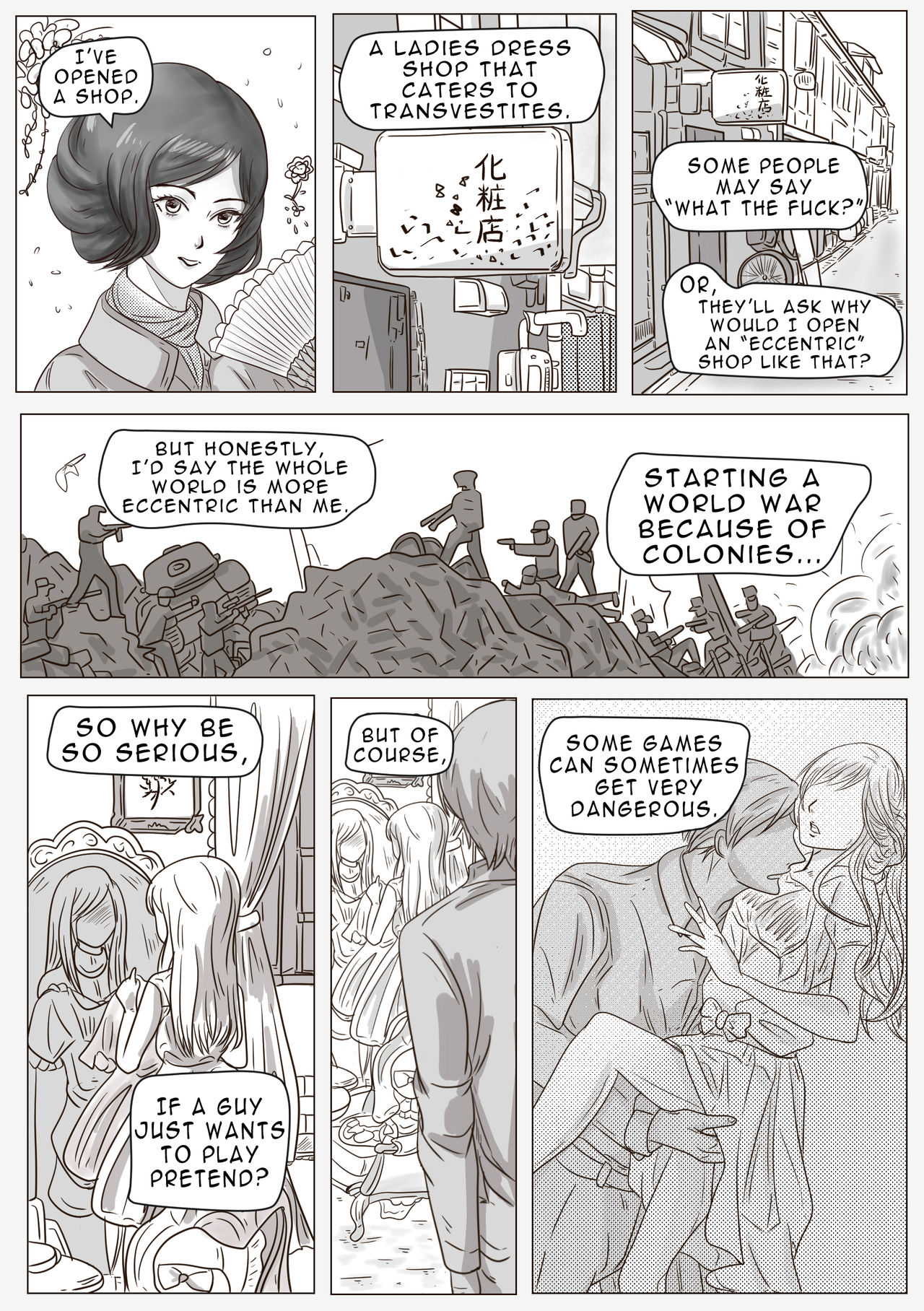 Dressed up!, crossdress in modern times page 3 full