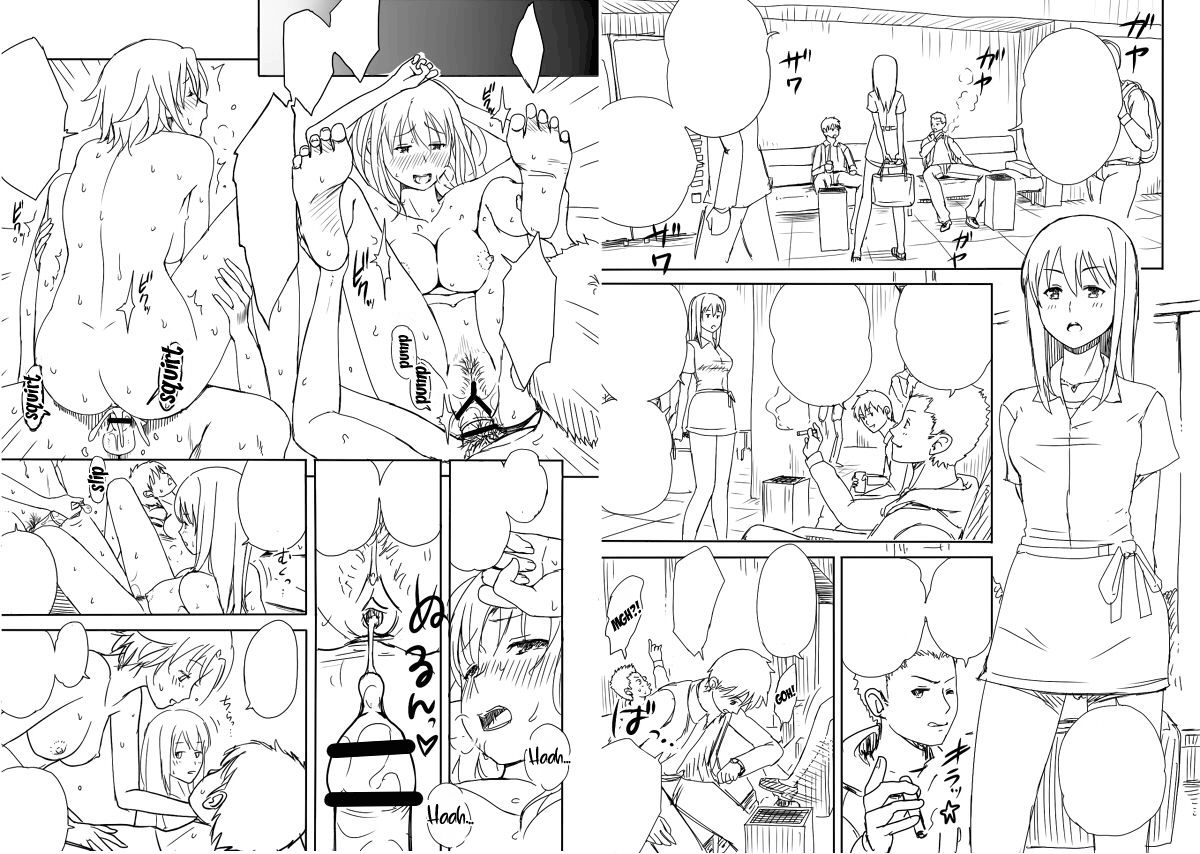 Kareshi no Me no Mae de Anal Kaihatsu Sareru + Omake page 1 full