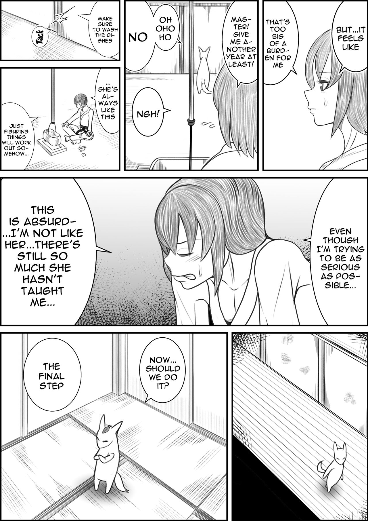 Kitsune no Shishou to Tabidachi no Mae ni...... | Fox Master Before Setting Off page 6 full