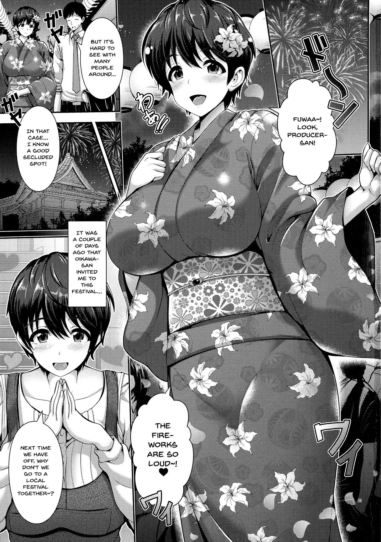 Oikawa-san to Yukata to Oppai | Oikawa-san And Her Big Breasts In a Yukata page 2 full