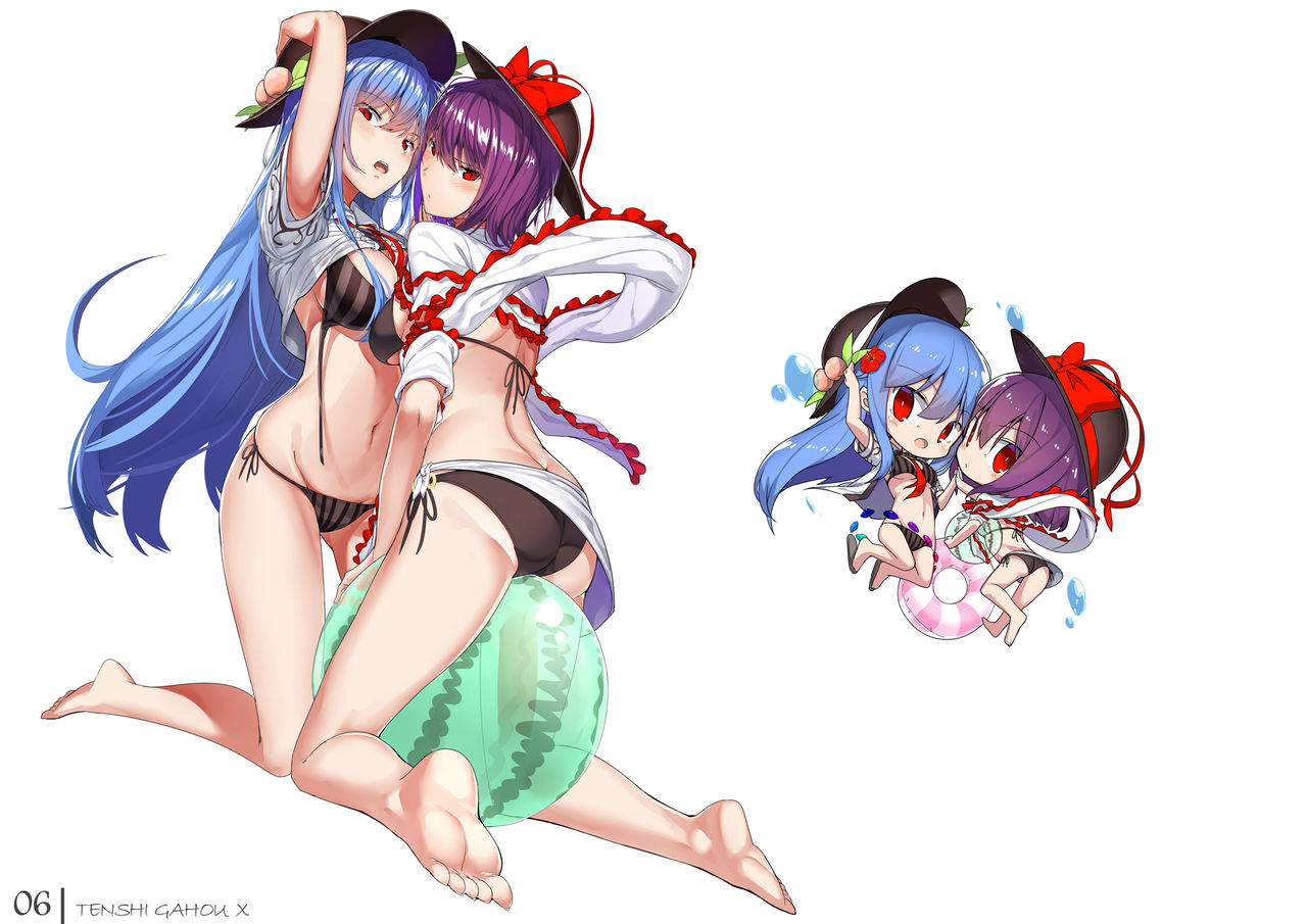 Tenshi Gahou・X + C95 Omake-hon + Tenshi-chan vs Shokushu-san hon page 6 full