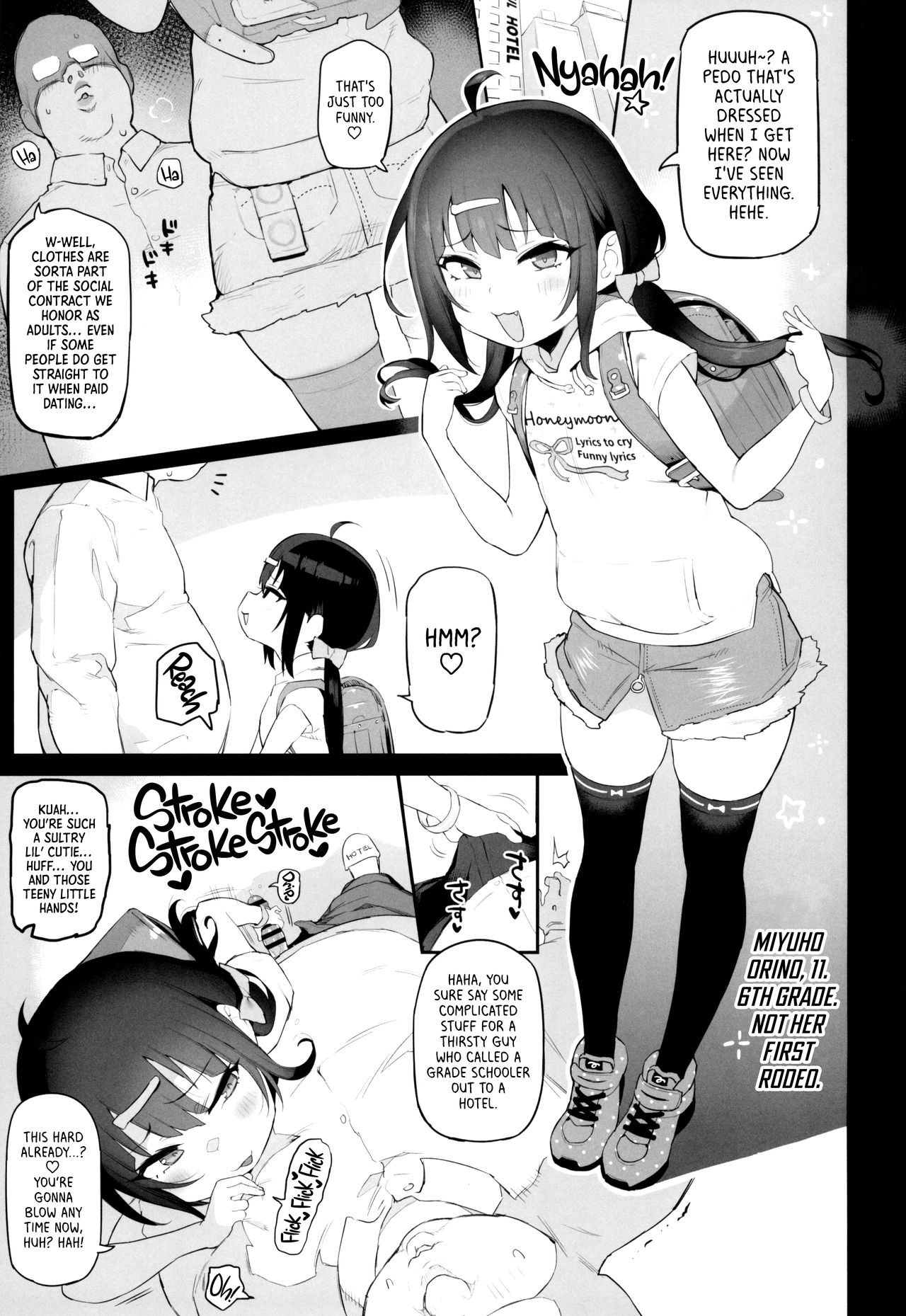 JS Mesugaki Sokunukibon | A Book for a Quick Fap to a Cheeky Grade School Brat page 2 full